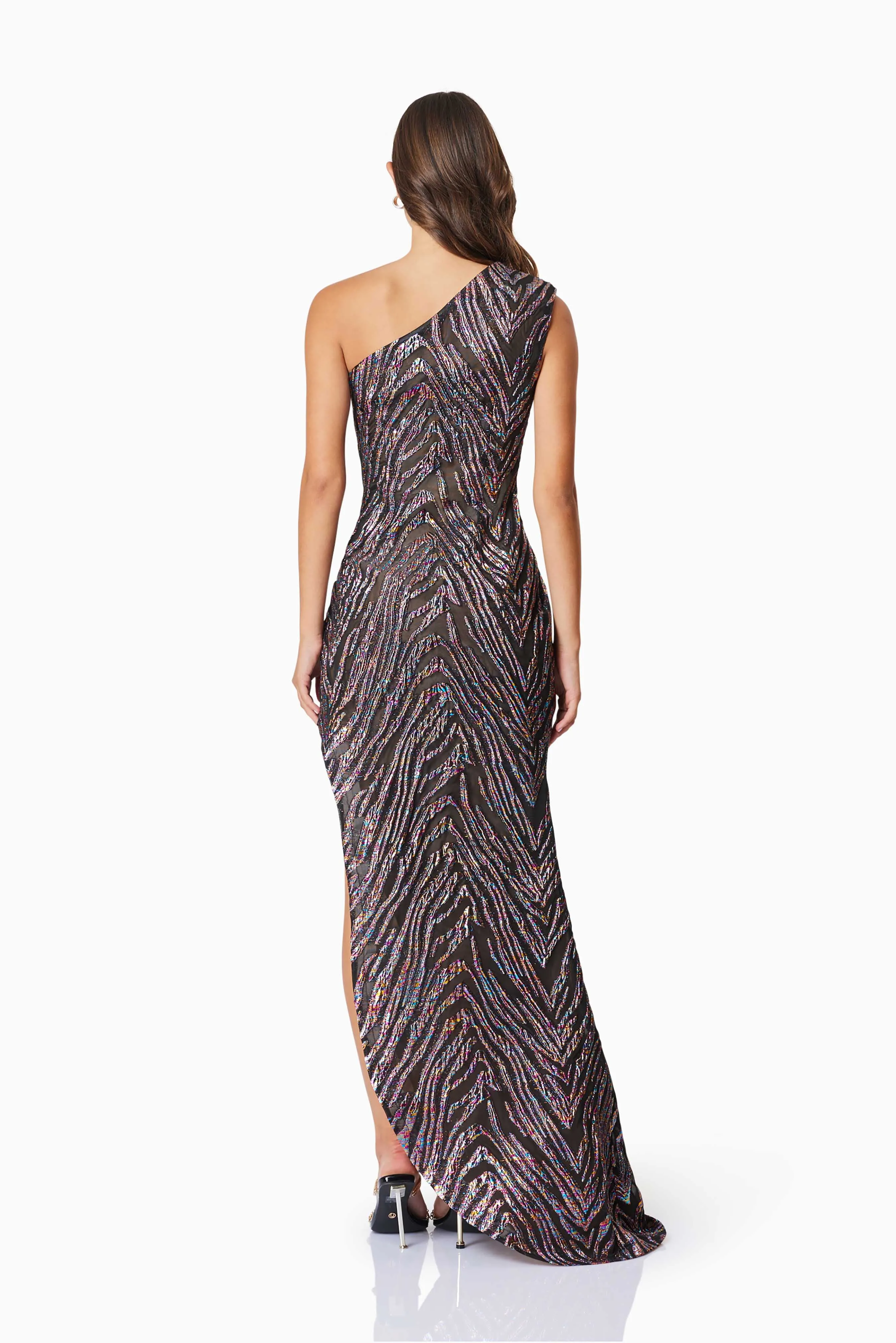 Mikayla Cocktail Maxi Gown In Purple sold by Elliatt product image thumbnail 5