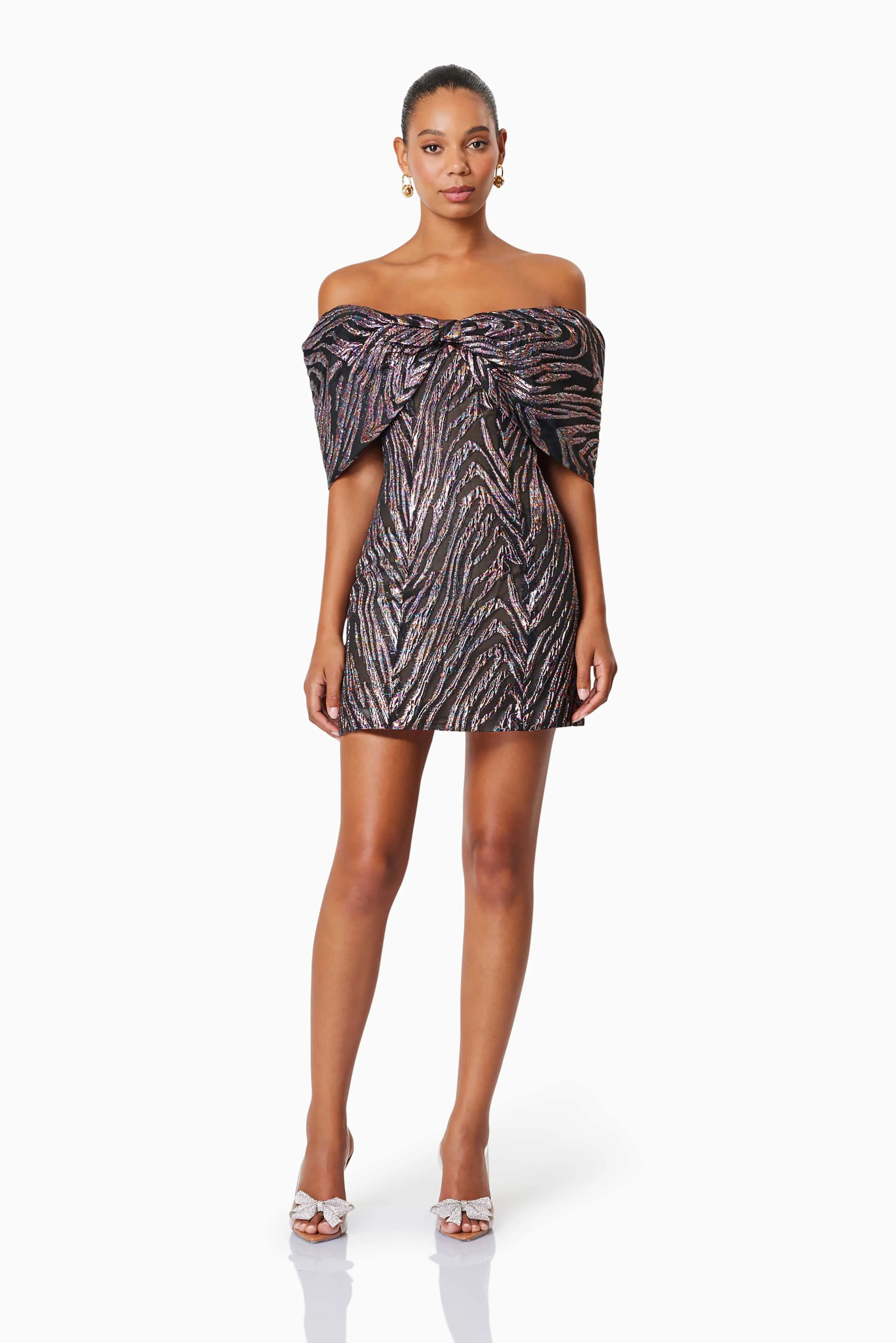 Mikayla Mini Party Dress In Purple sold by Elliatt product image thumbnail 4