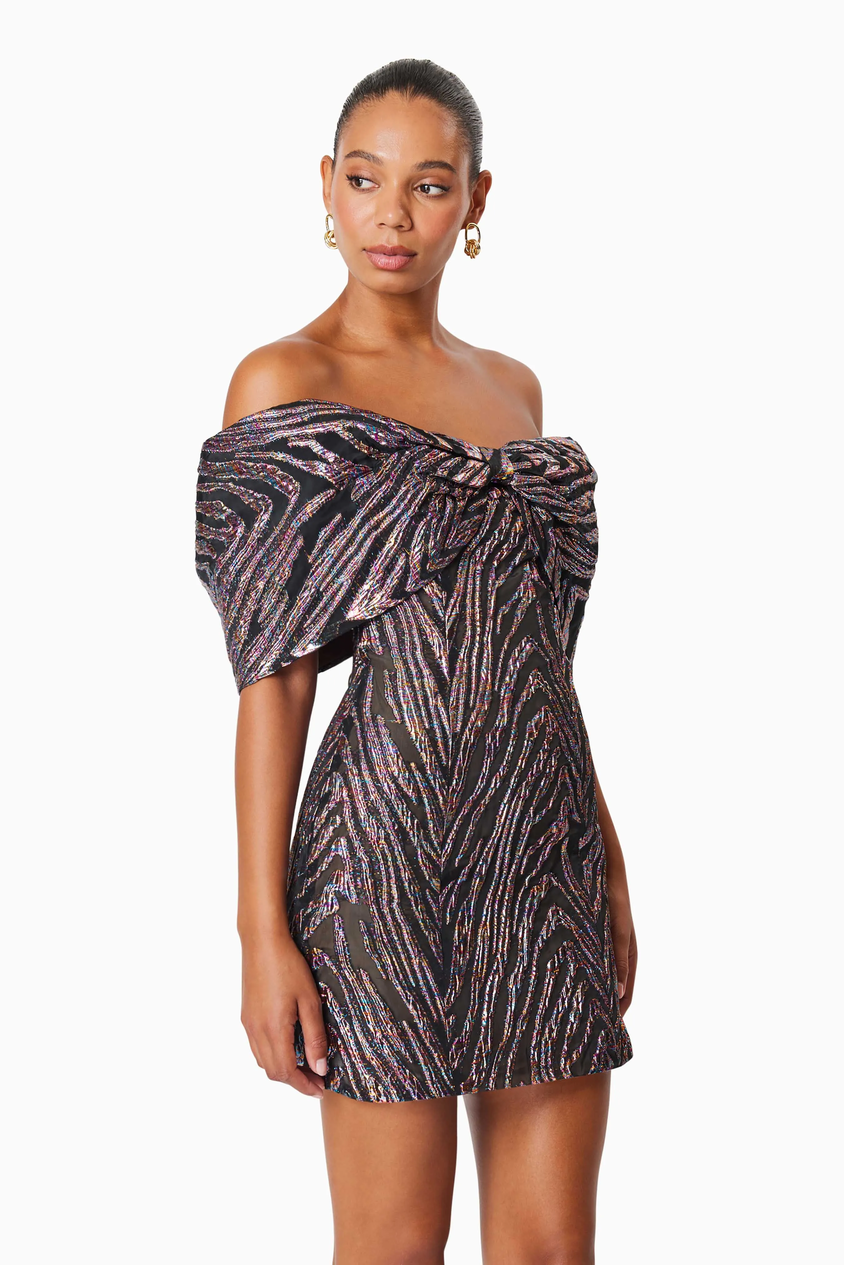 Mikayla Mini Party Dress In Purple sold by Elliatt product image thumbnail 2