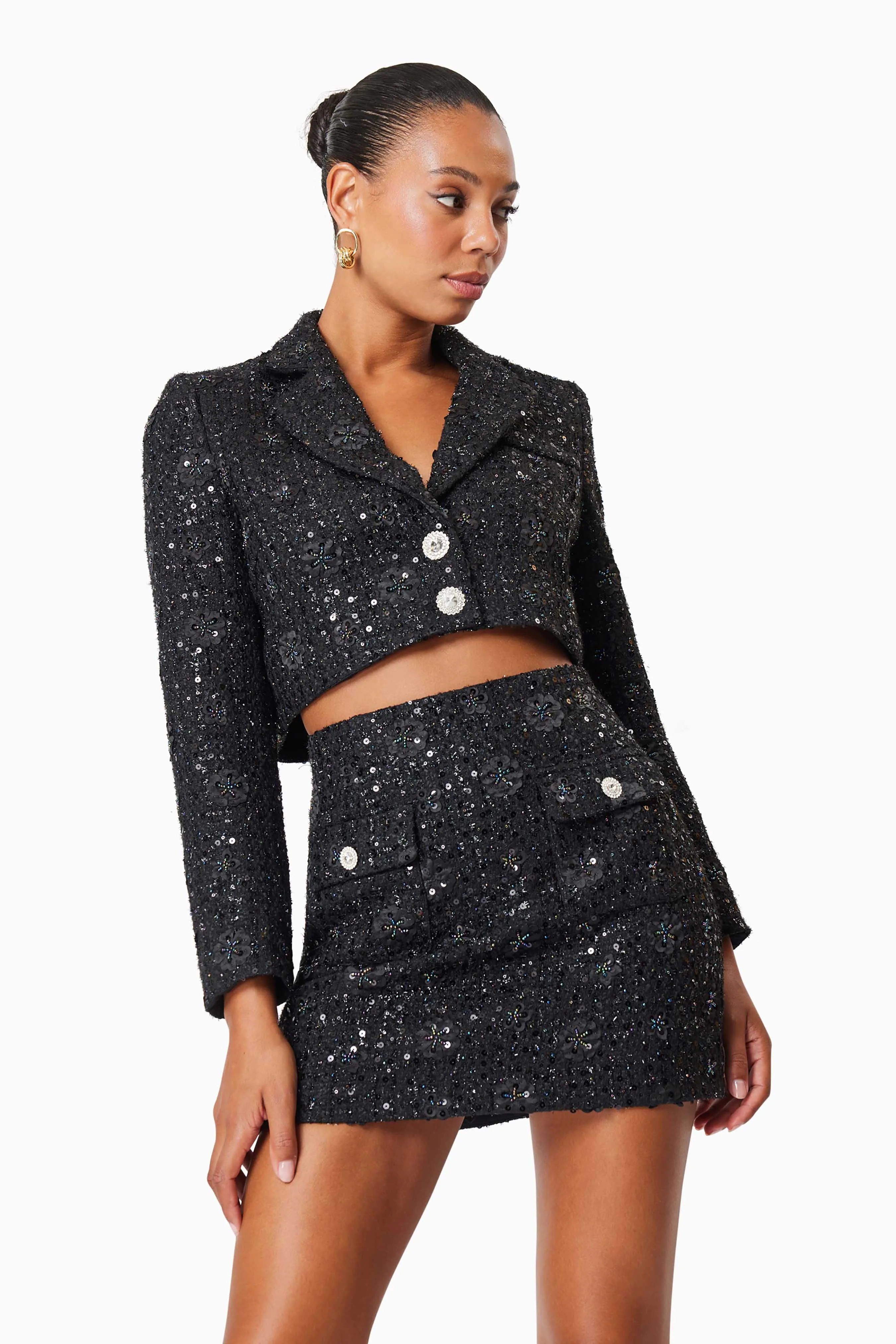Adeline Mini Two Piece Set In Black sold by Elliatt product image thumbnail 2