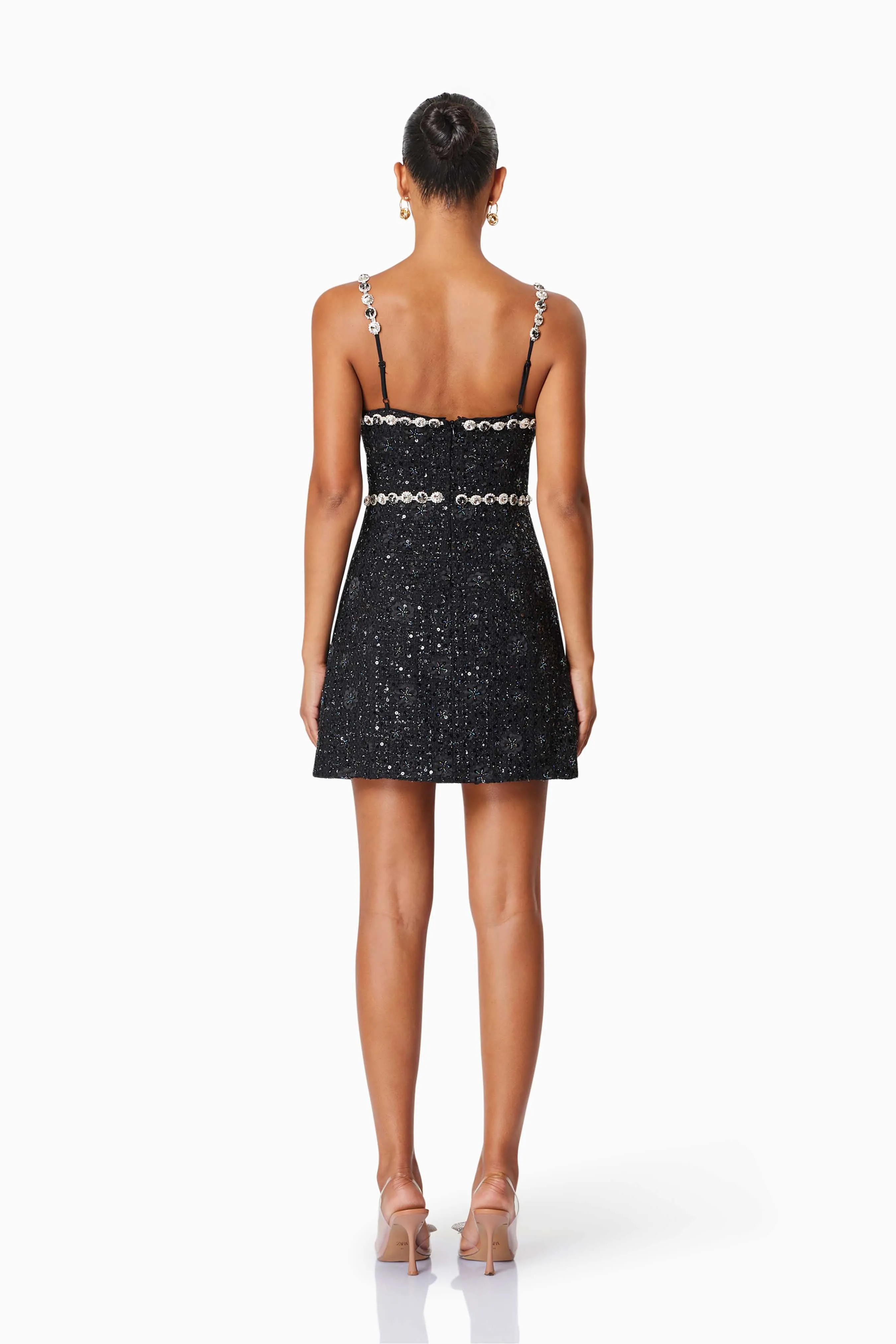 Adeline Mini Party Dress In Black sold by Elliatt product image thumbnail 5
