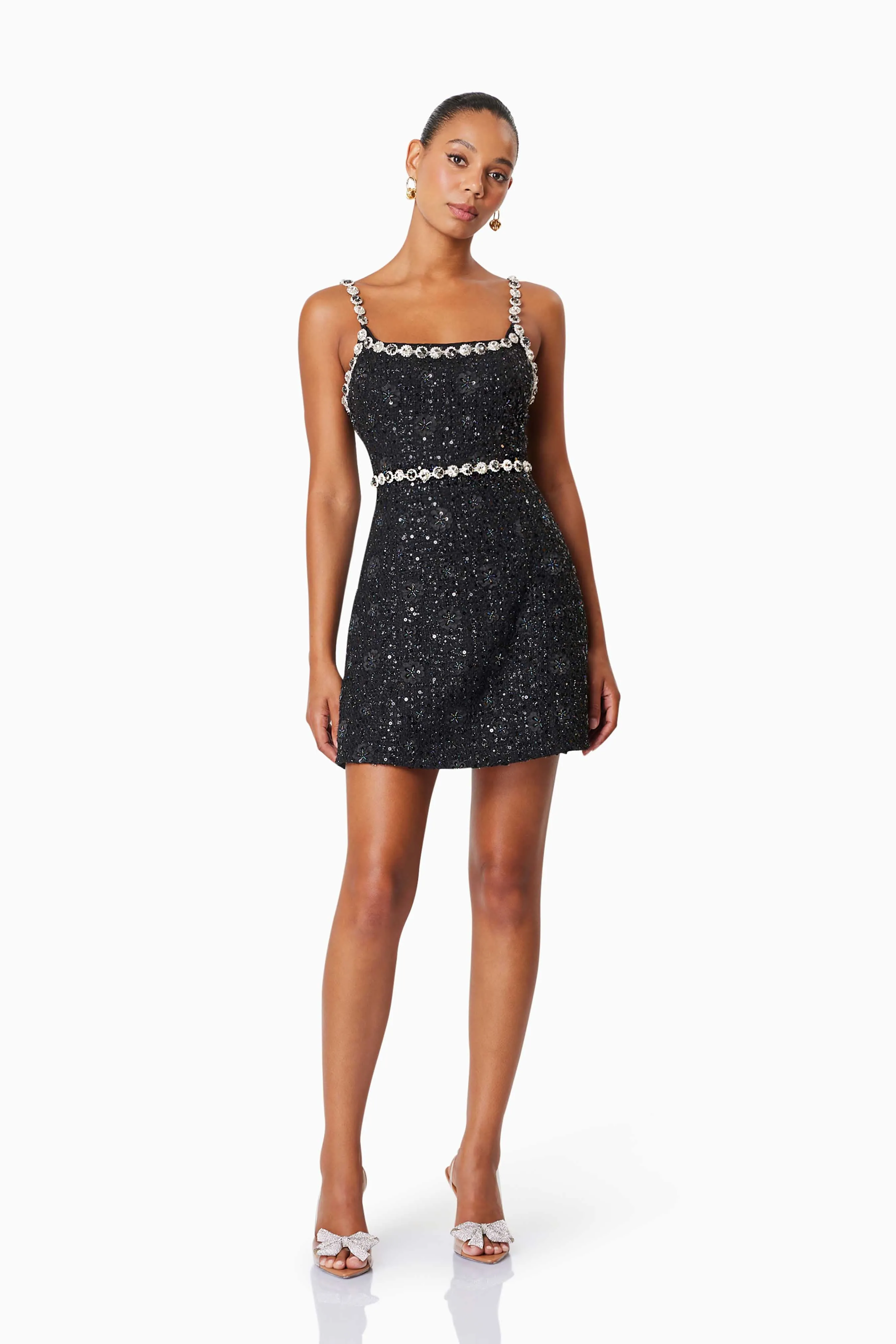 Adeline Mini Party Dress In Black sold by Elliatt product image thumbnail 4
