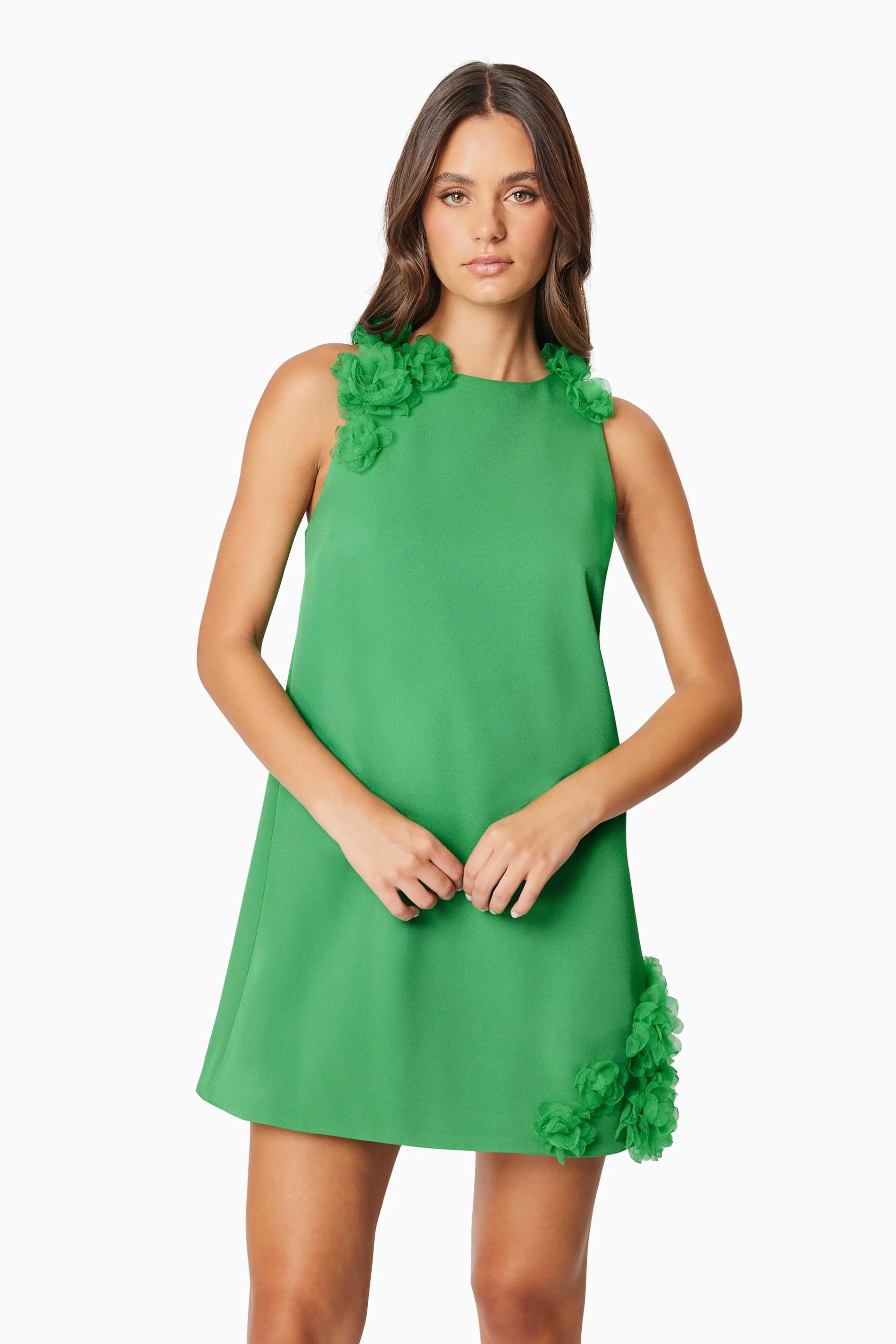 Valeria Day Mini Dress In Green sold by Elliatt product image thumbnail 5