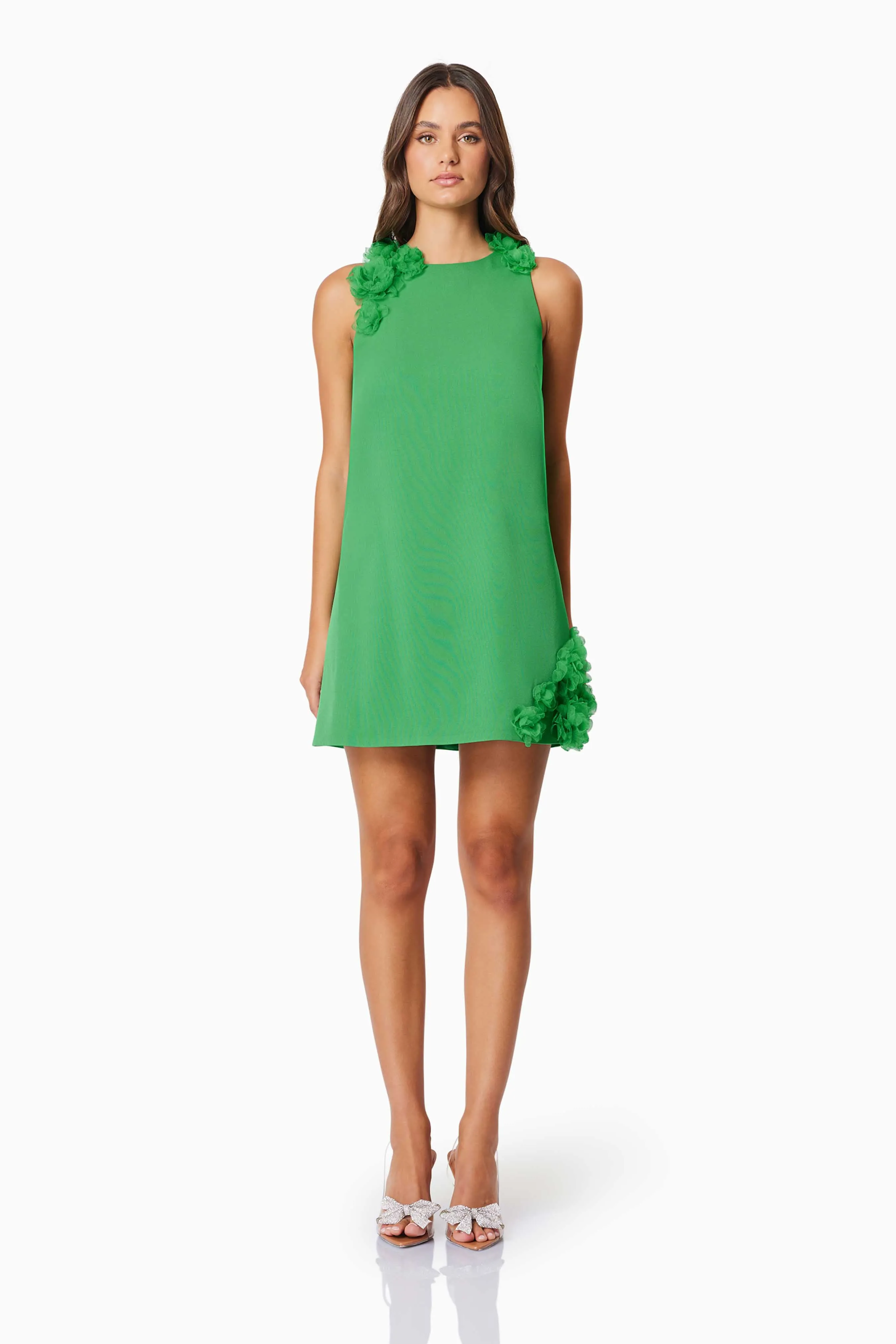 Valeria Day Mini Dress In Green sold by Elliatt