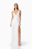 Clementine Cowl Neck Maxi Dress In White sold by Elliatt