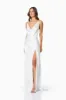 Clementine Cowl Neck Maxi Dress In White sold by Elliatt