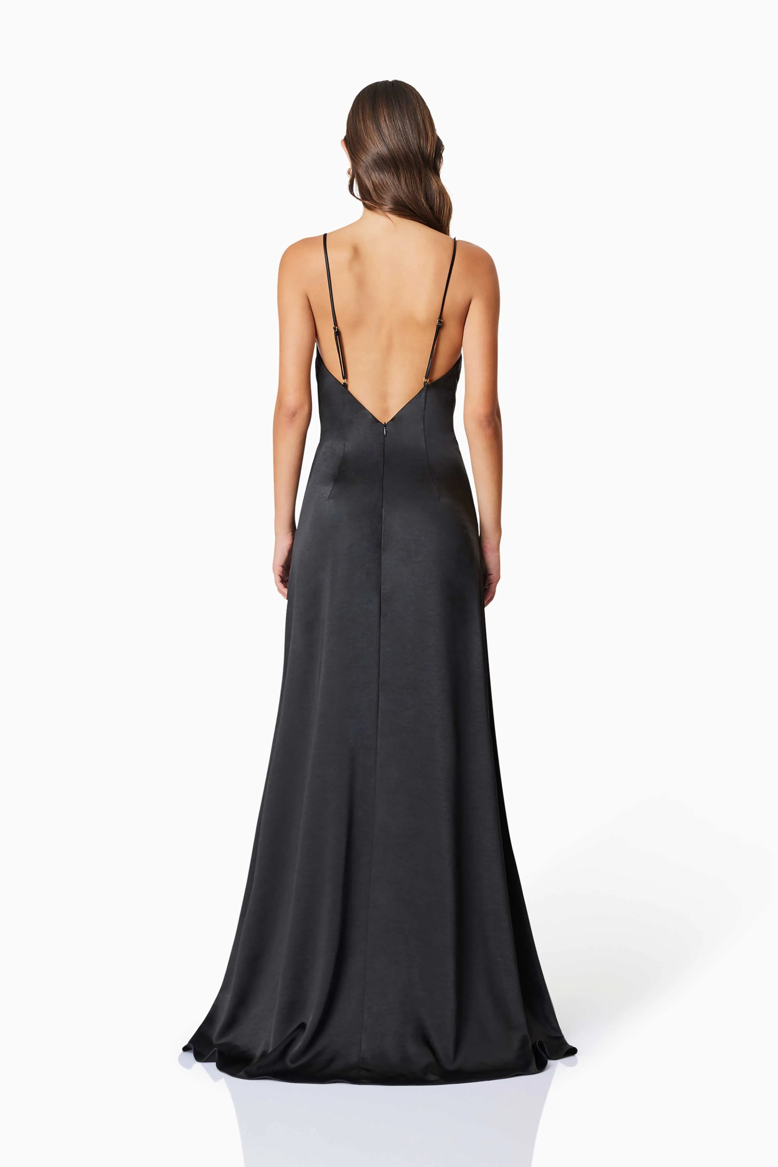 Clementine Cowl Neck Maxi Dress In Black sold by Elliatt product image thumbnail 5