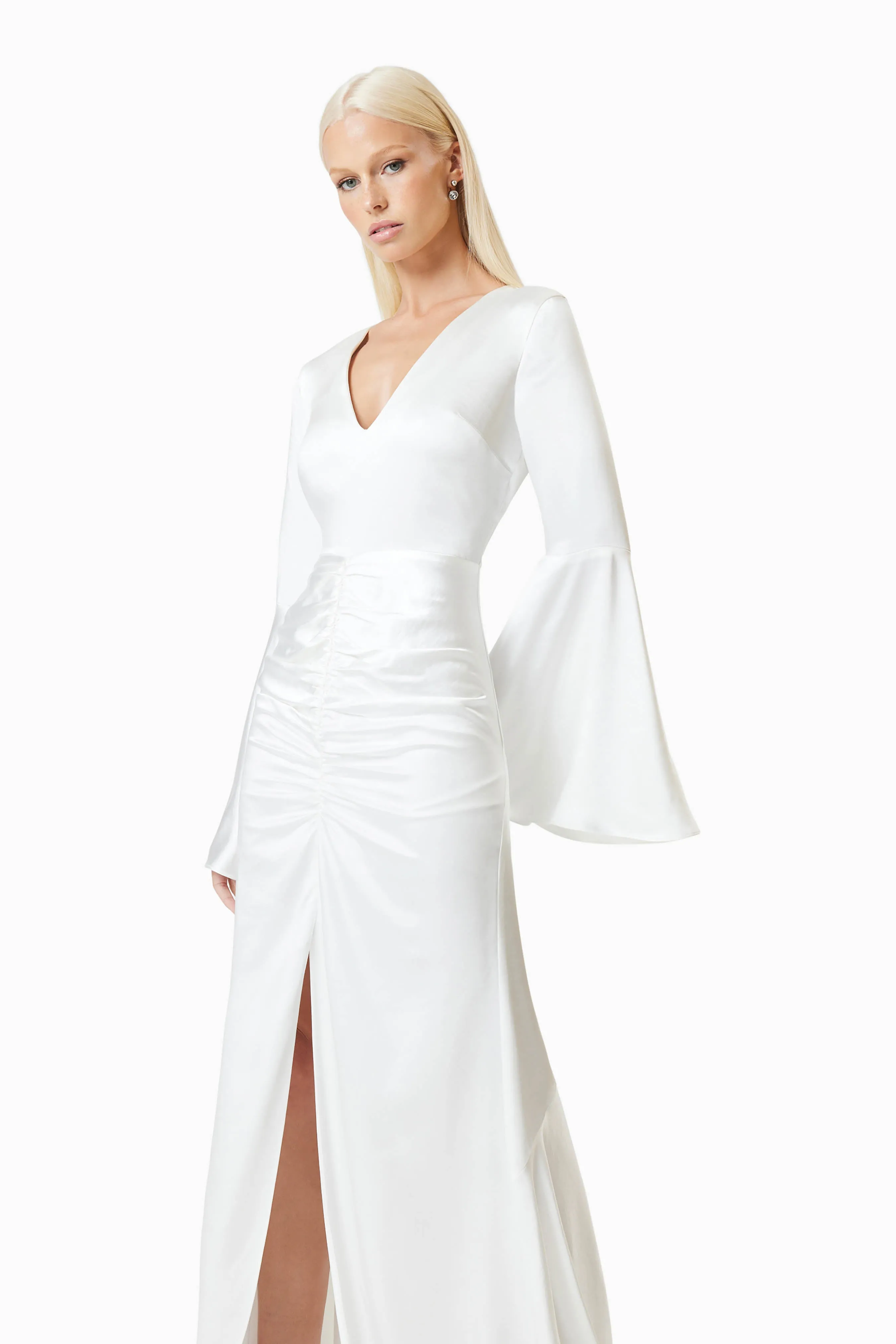 Clementine Eventwear Maxi Gown In White sold by Elliatt product image thumbnail 5