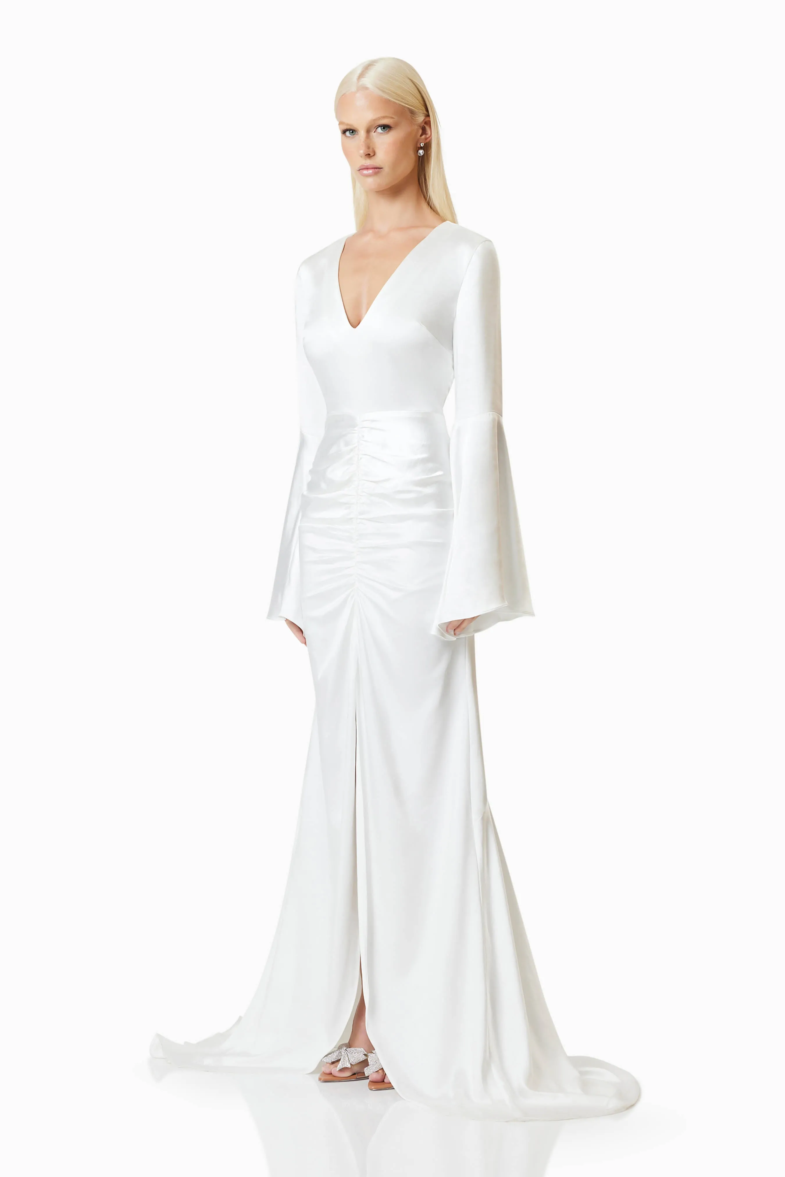 Clementine Eventwear Maxi Gown In White sold by Elliatt product image thumbnail 2