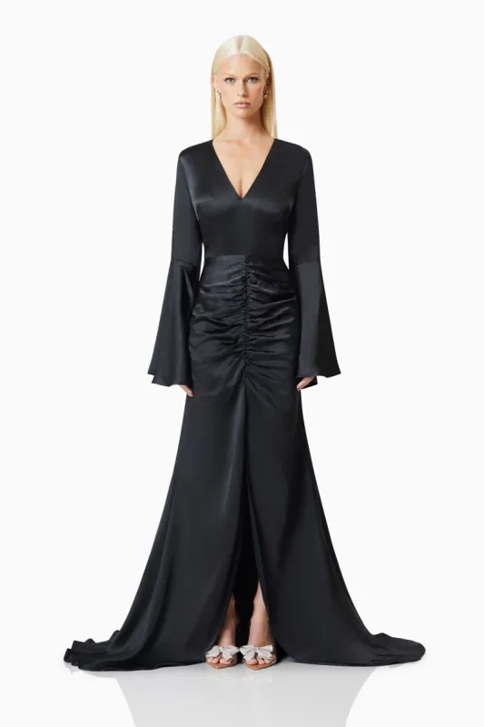 Clementine Eventwear Maxi Gown In Black sold by Elliatt