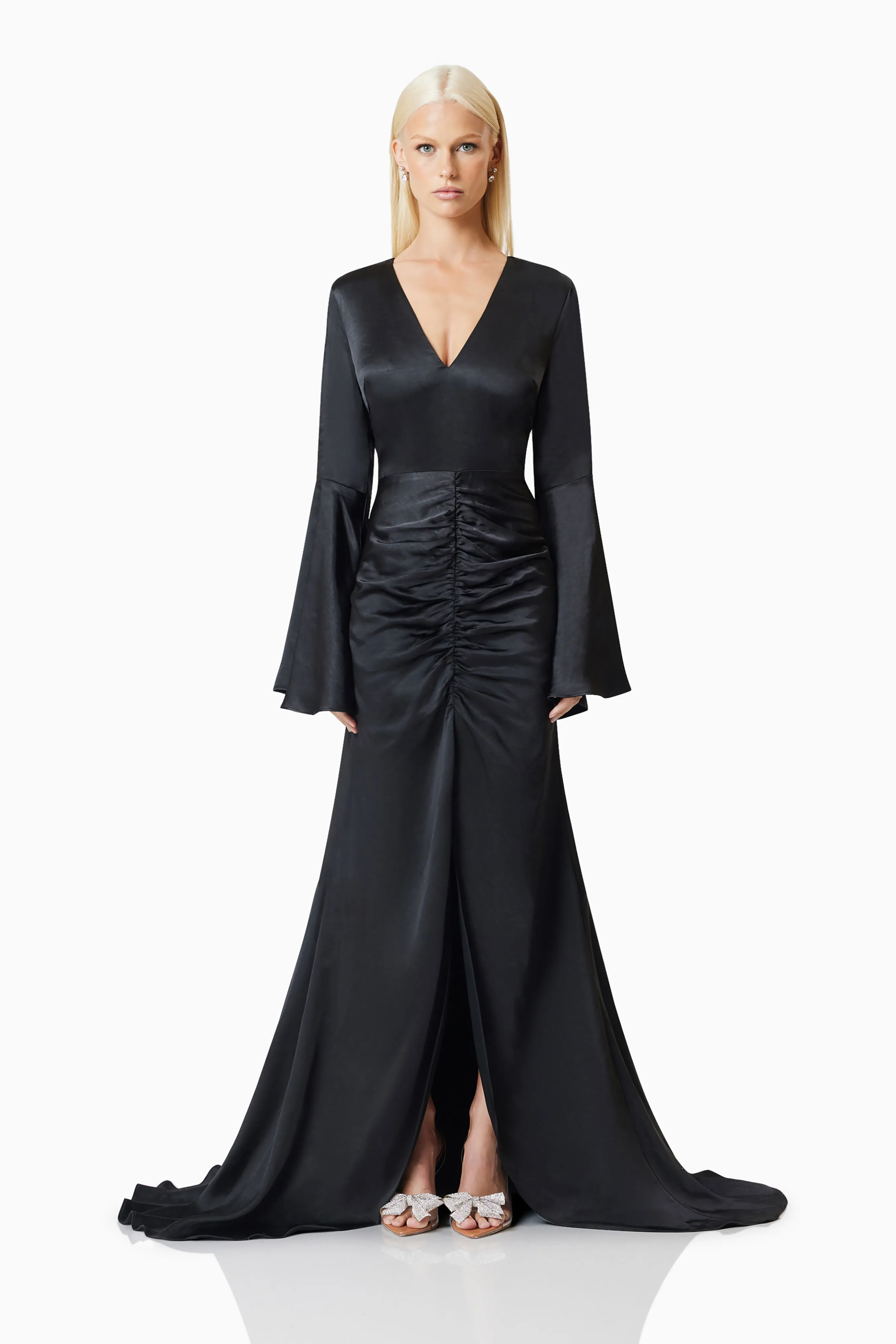 Clementine Eventwear Maxi Gown In Black sold by Elliatt