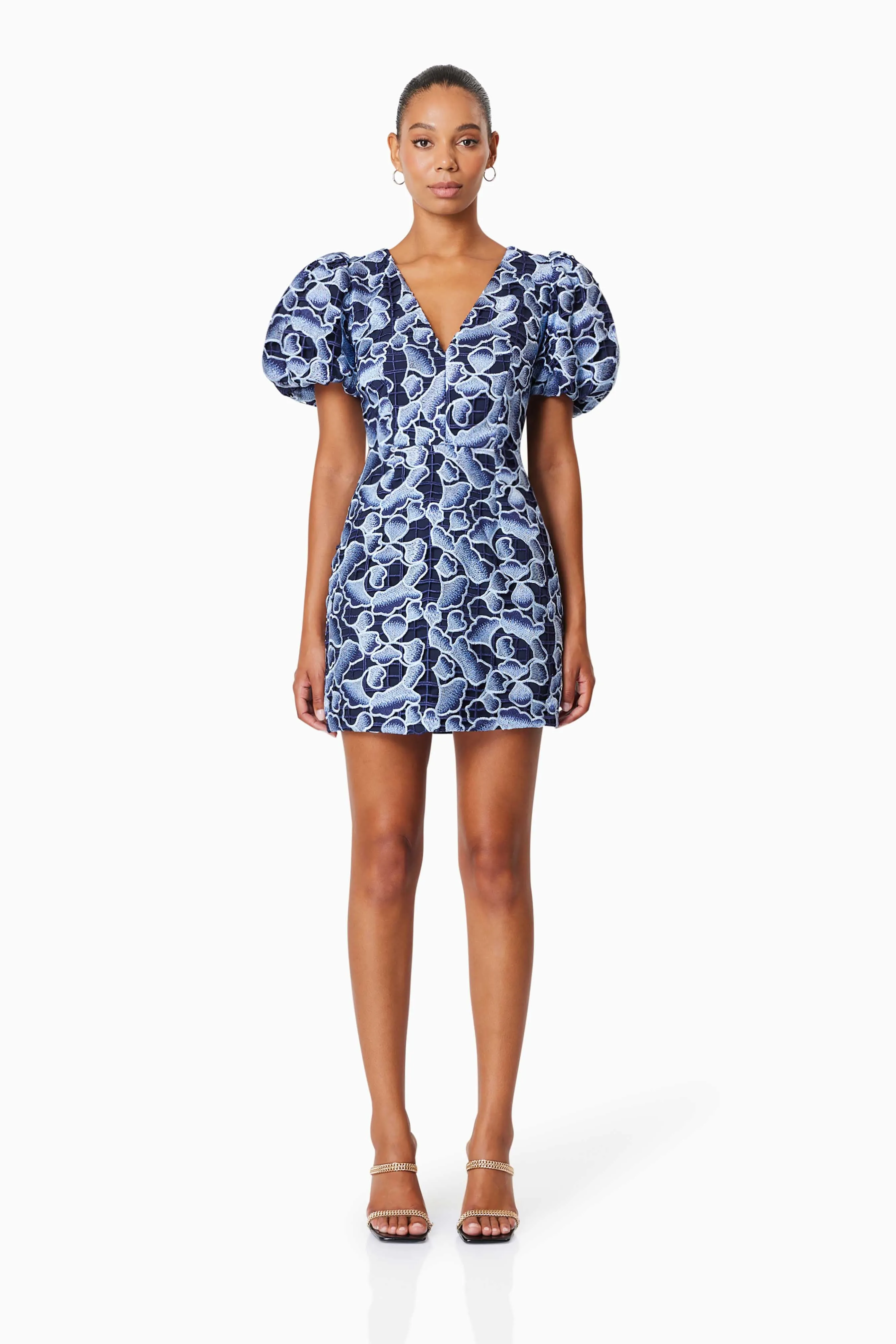 Mila Eventwear Mini Dress In Blue sold by Elliatt