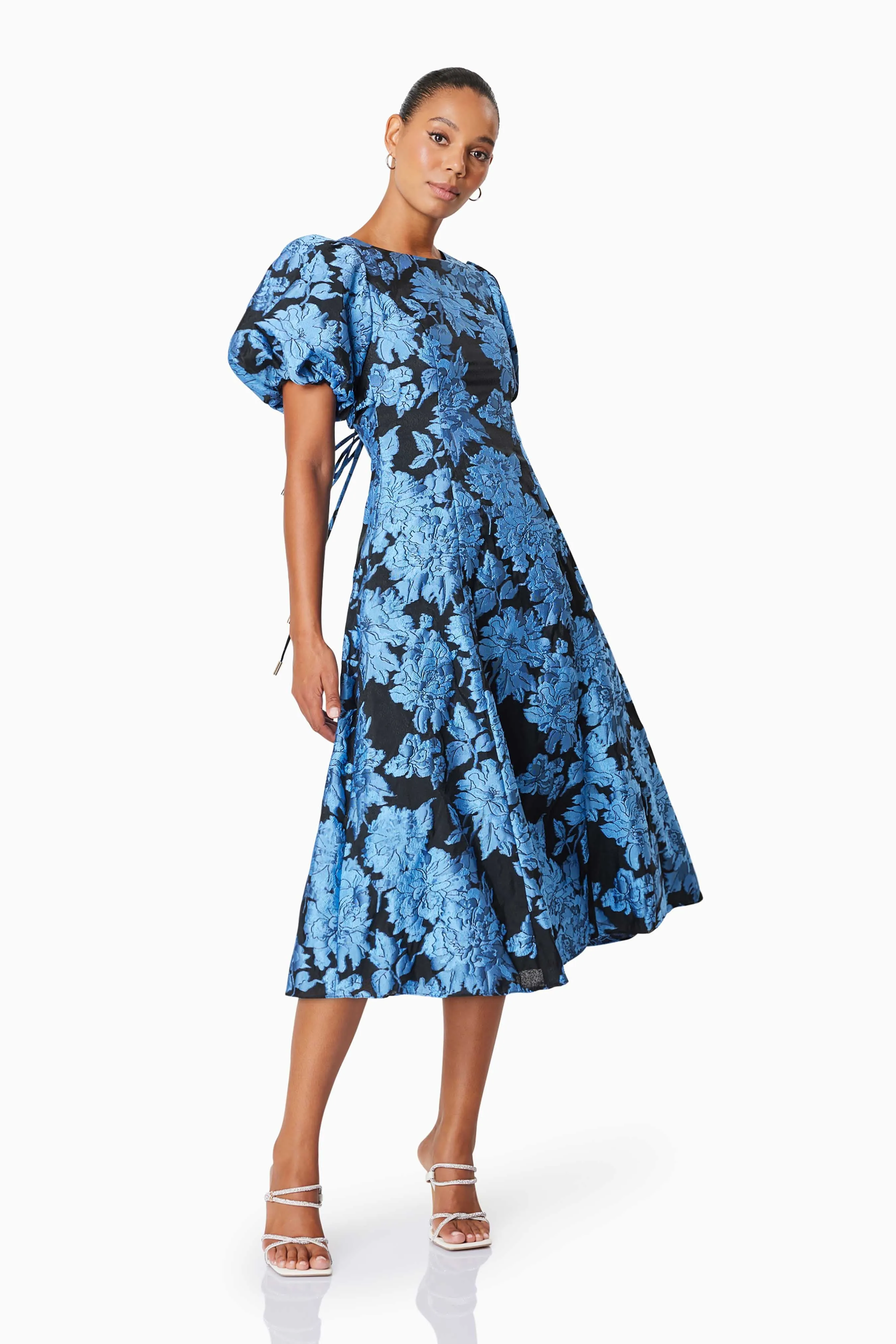 Kayla Cocktail Midi Dress In Blue sold by Elliatt product image thumbnail 4