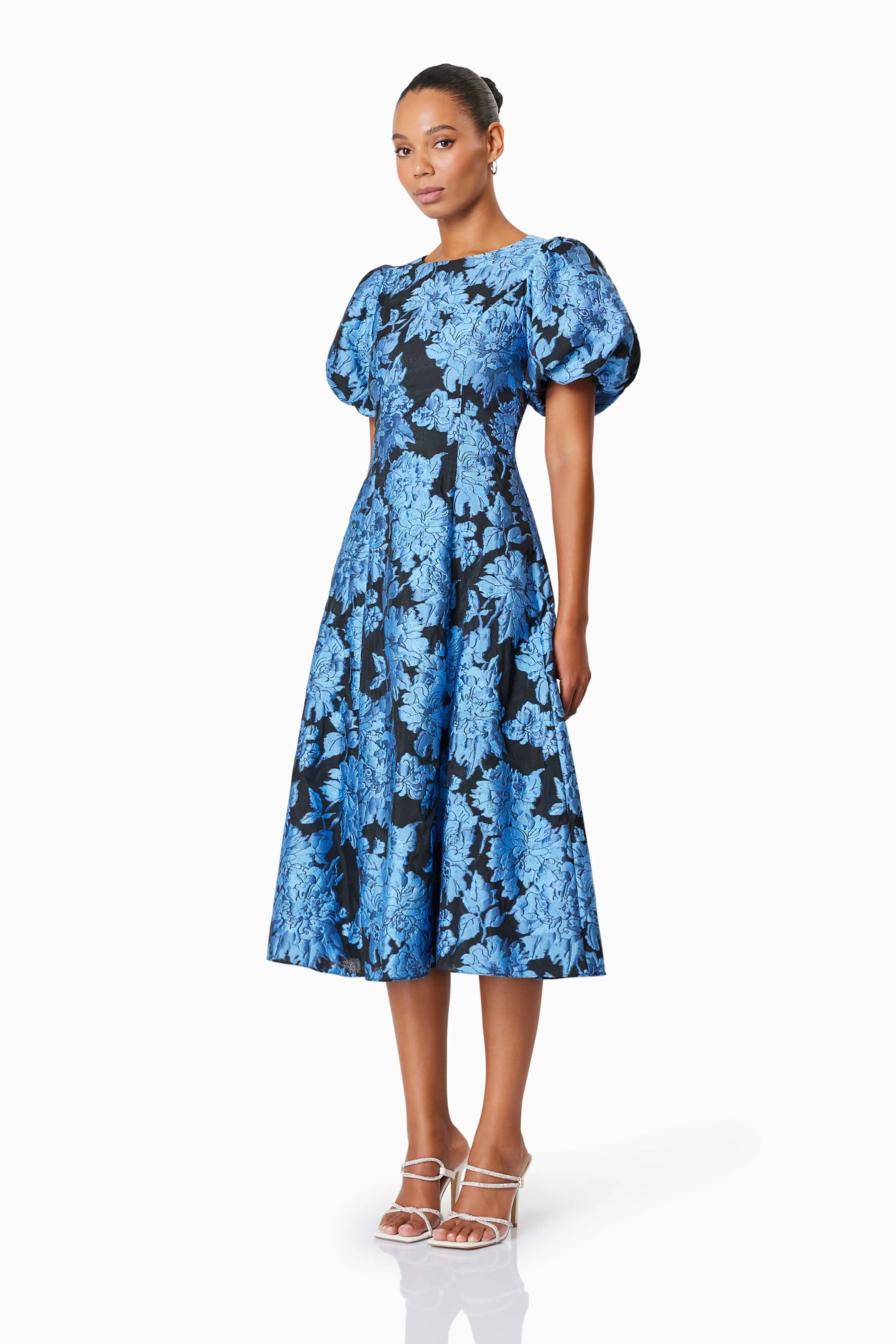 Kayla Cocktail Midi Dress In Blue sold by Elliatt product image thumbnail 3