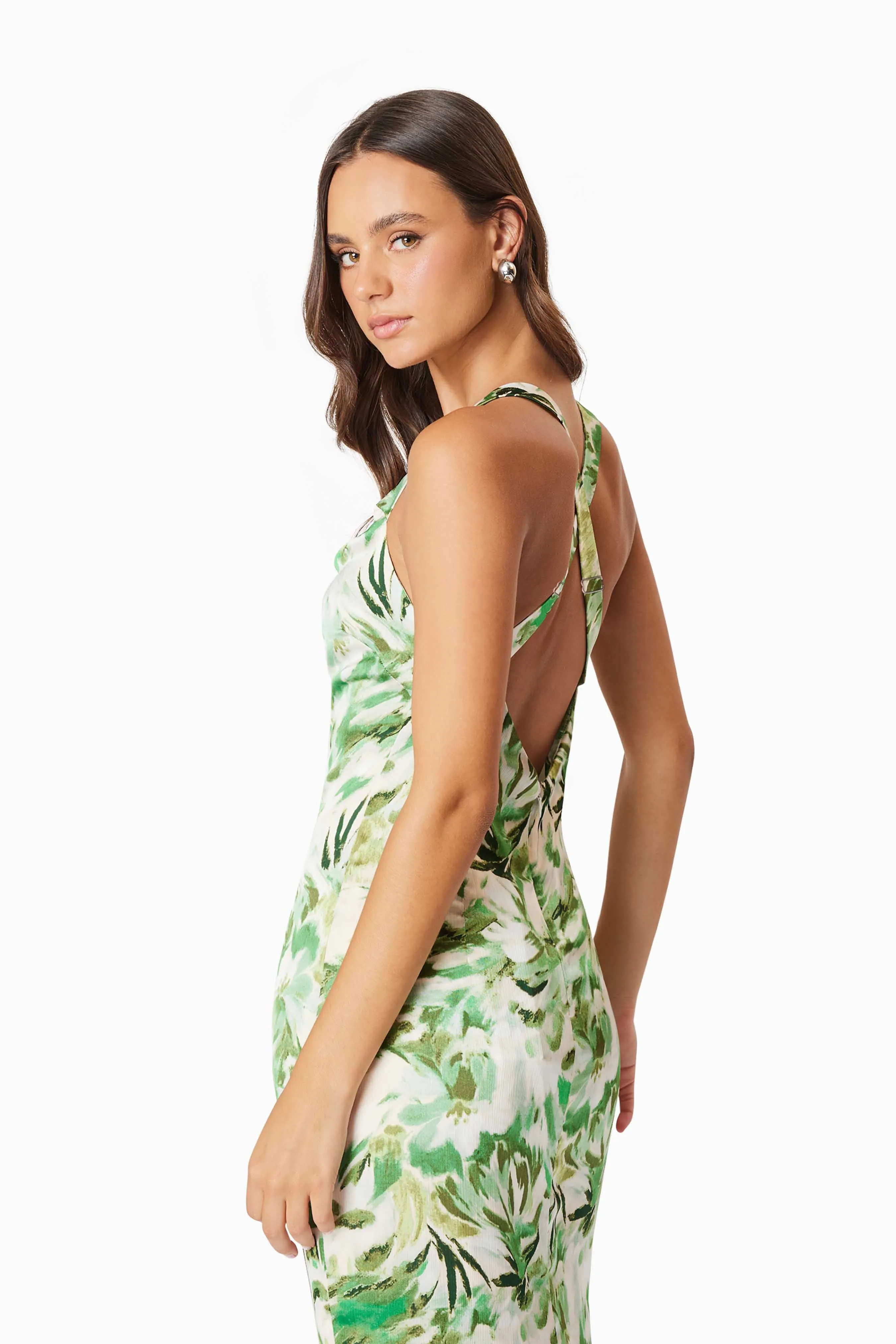 Georgia Cocktail Maxi Dress In Green sold by Elliatt product image thumbnail 2