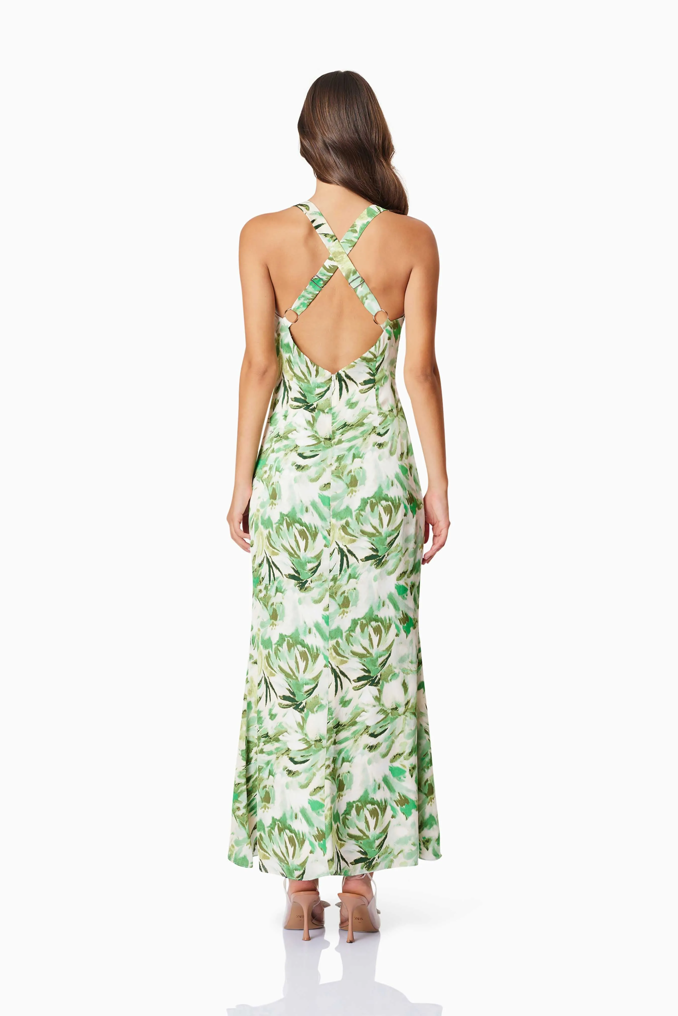 Georgia Cocktail Maxi Dress In Green sold by Elliatt product image thumbnail 5