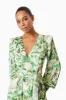 Georgia Long Sleeve Maxi Dress In Green sold by Elliatt