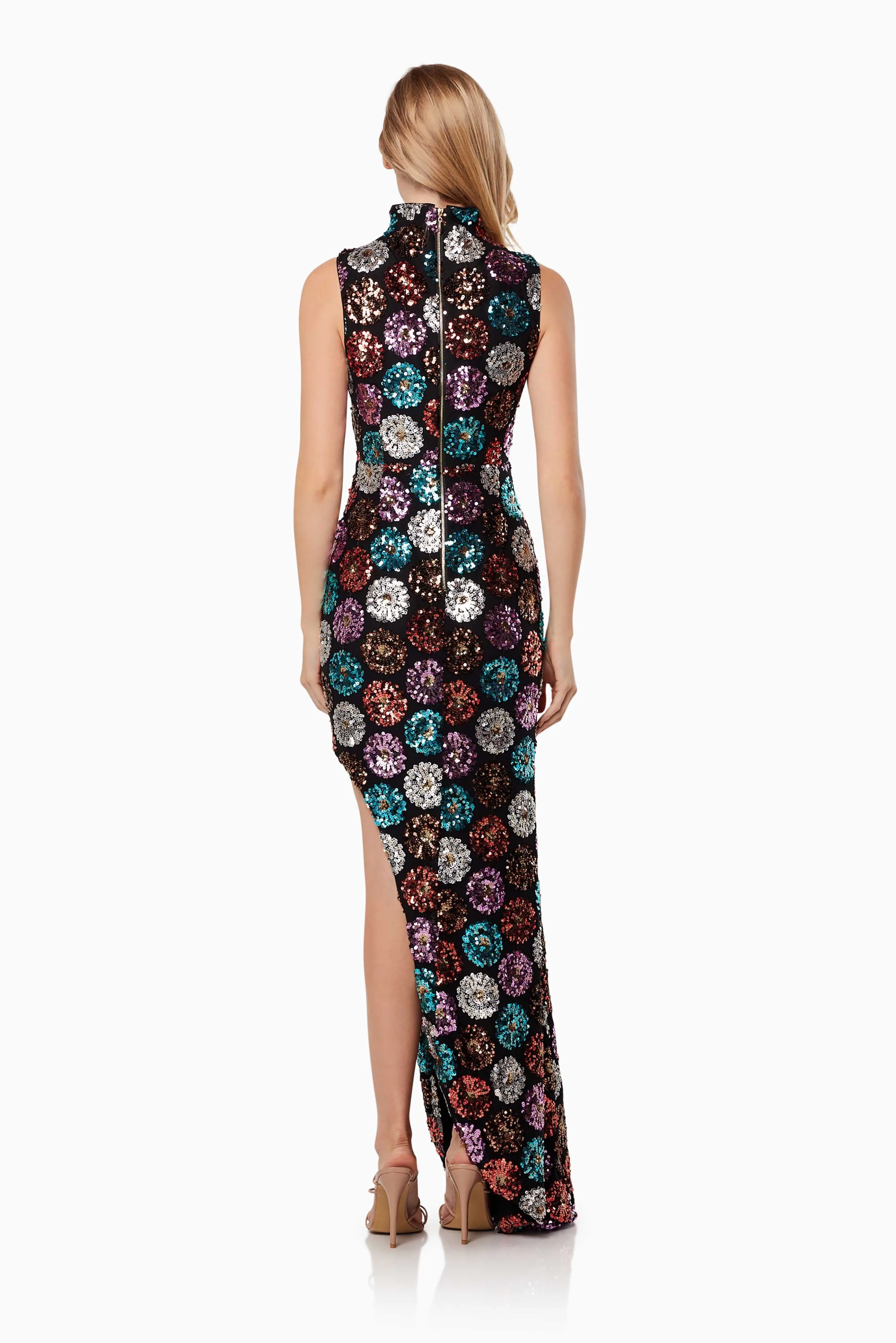 Wholeness Fitted Maxi Gown In Black sold by Elliatt product image thumbnail 4