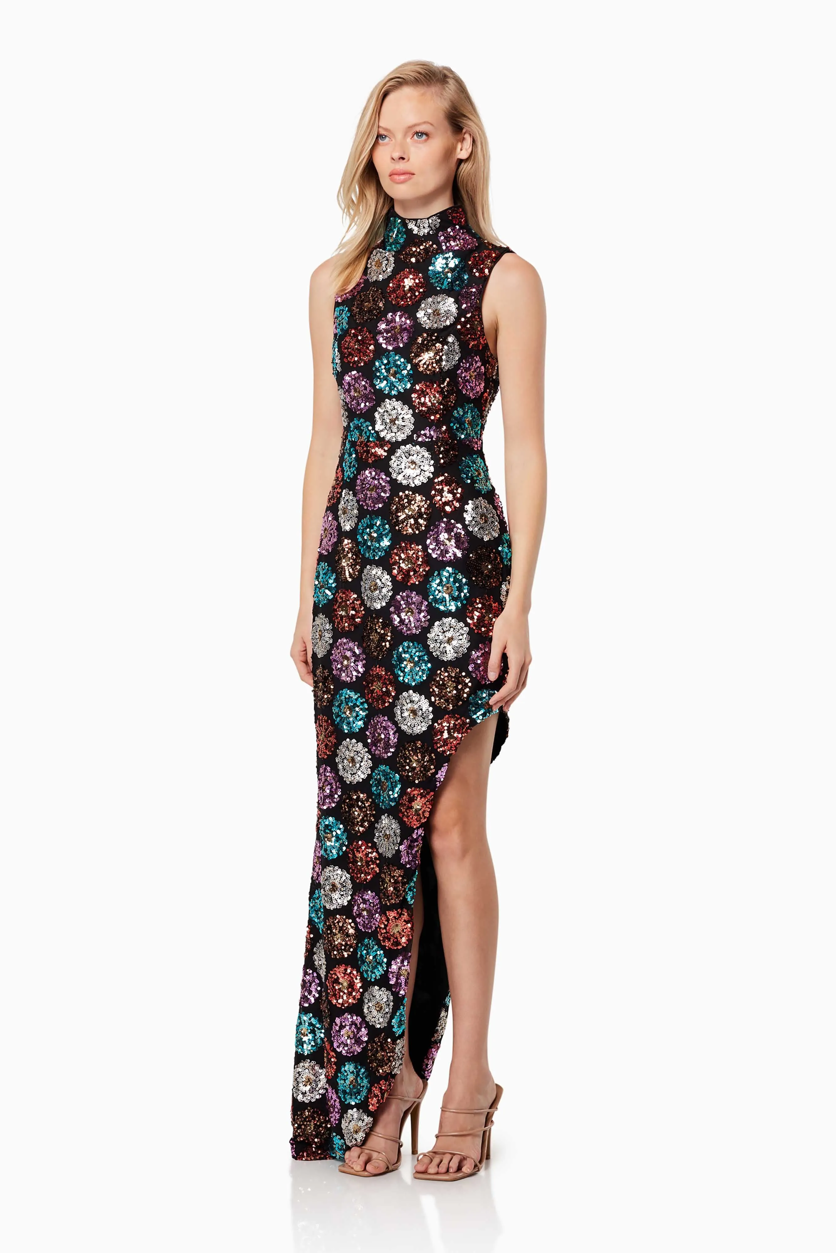 Wholeness Fitted Maxi Gown In Black sold by Elliatt product image thumbnail 3