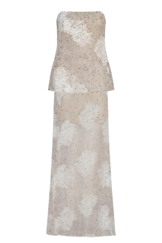 CURAAE Dixie Crochet Set in Beige sold by Elliatt