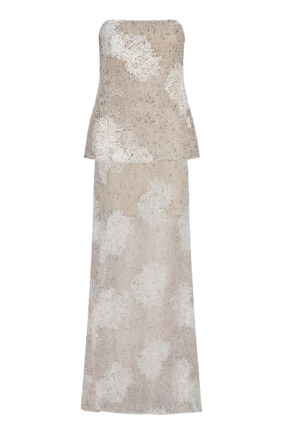 CURAAE Dixie Crochet Set in Beige sold by Elliatt