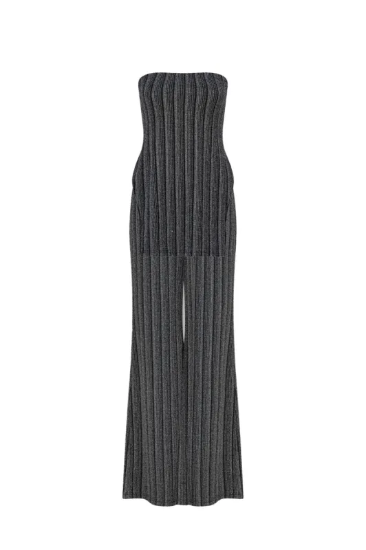 CURAAE Liberty Striped Knit Set in Grey sold by Elliatt