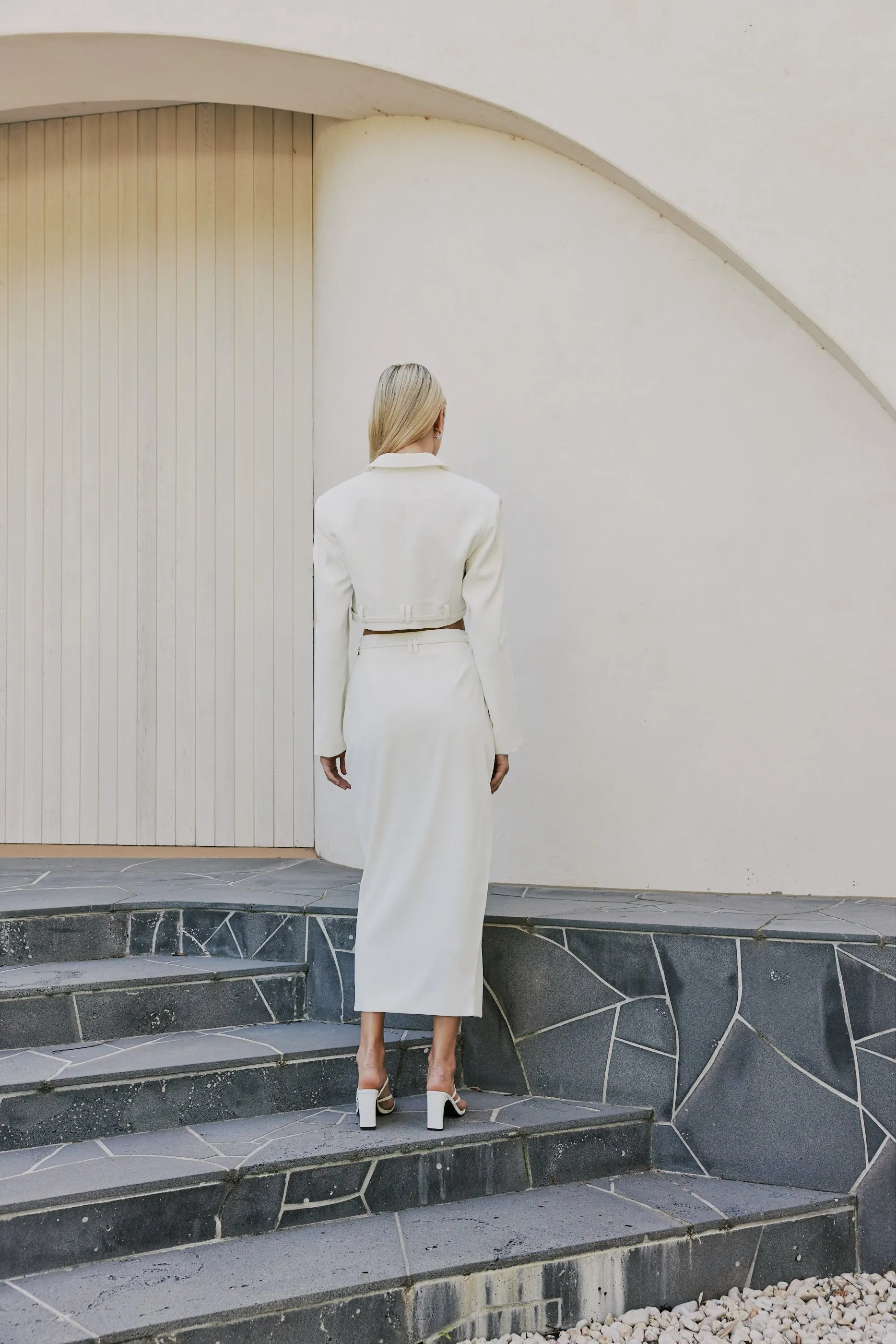 CURAAE Arabella Two-Piece Suiting Set In Black sold by Elliatt product image thumbnail 3