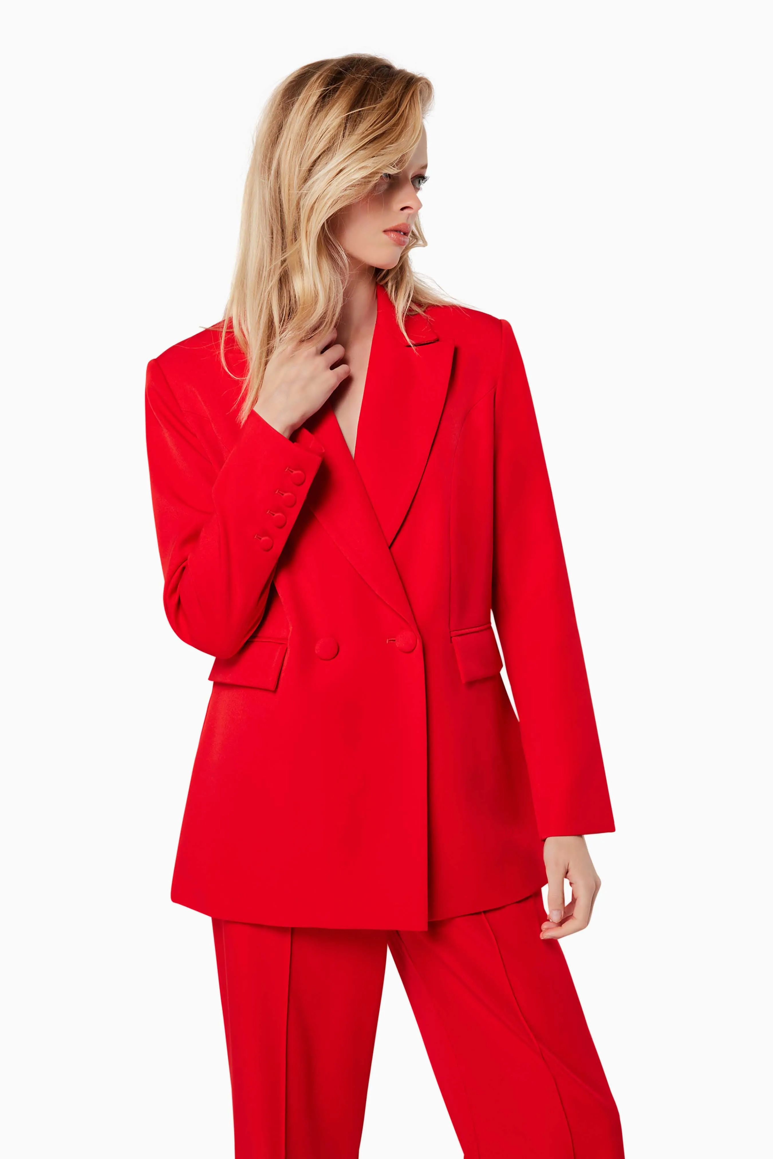 Tenderness Twill Suiting Set In Red sold by Elliatt product image thumbnail 2