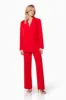 Tenderness Twill Suiting Set In Red sold by Elliatt