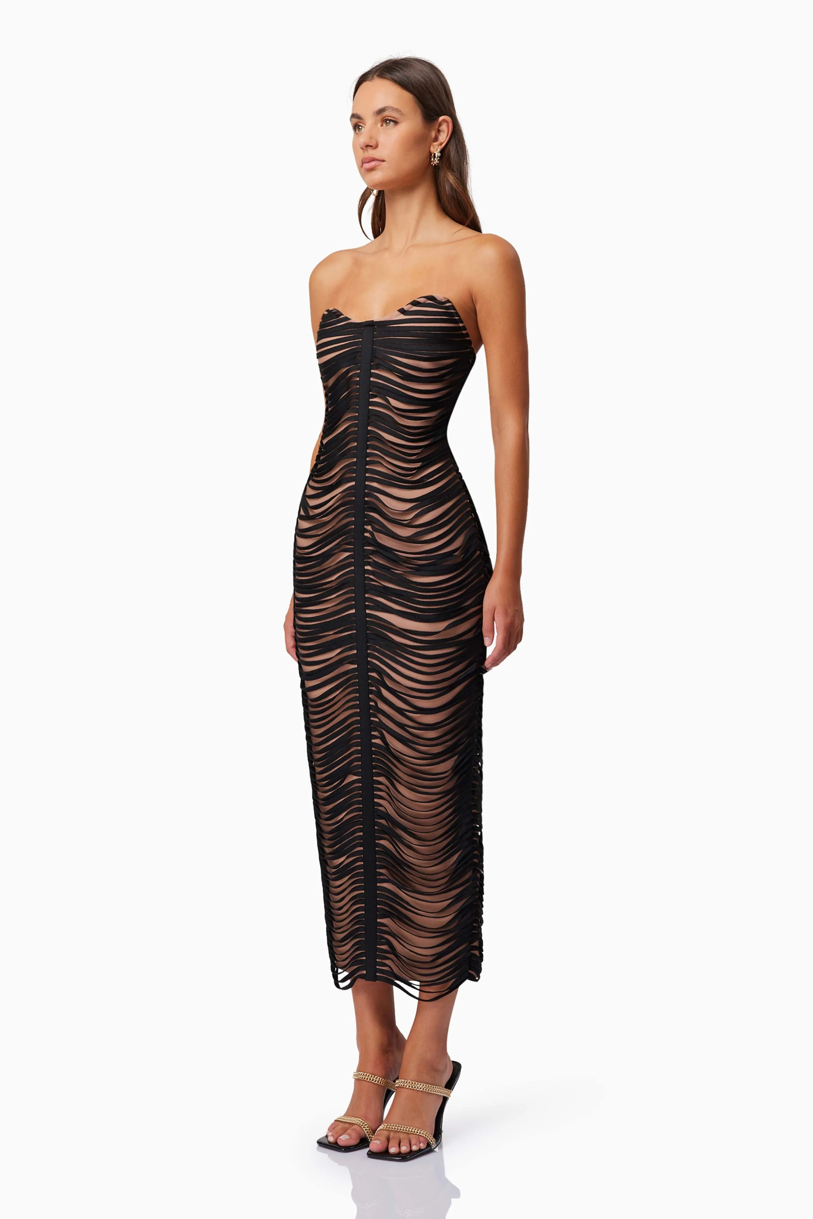 Stella Midi Dress Black sold by Elliatt product image thumbnail 2