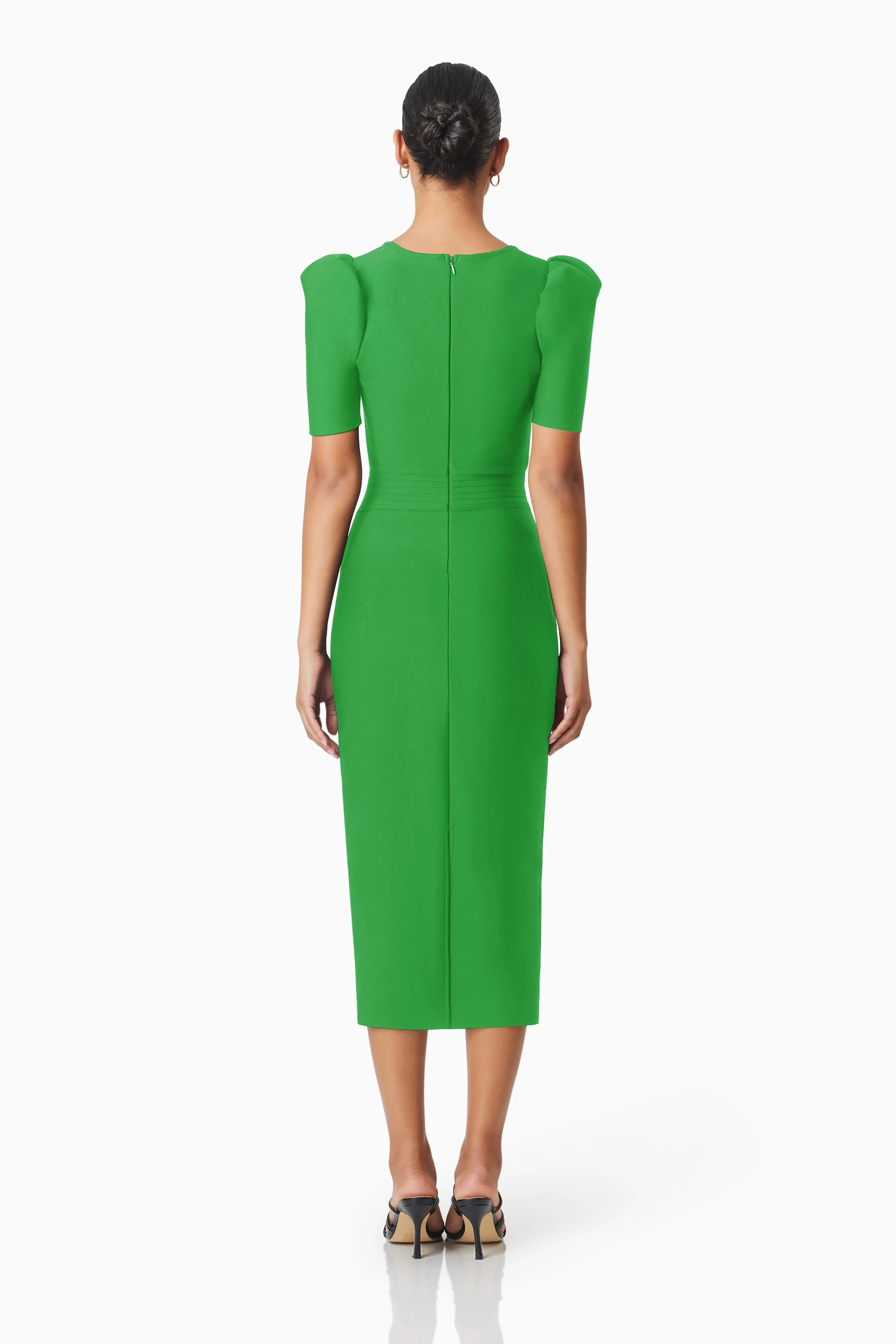 Neomia Halter Mini Dress in Green sold by Elliatt product image thumbnail 4