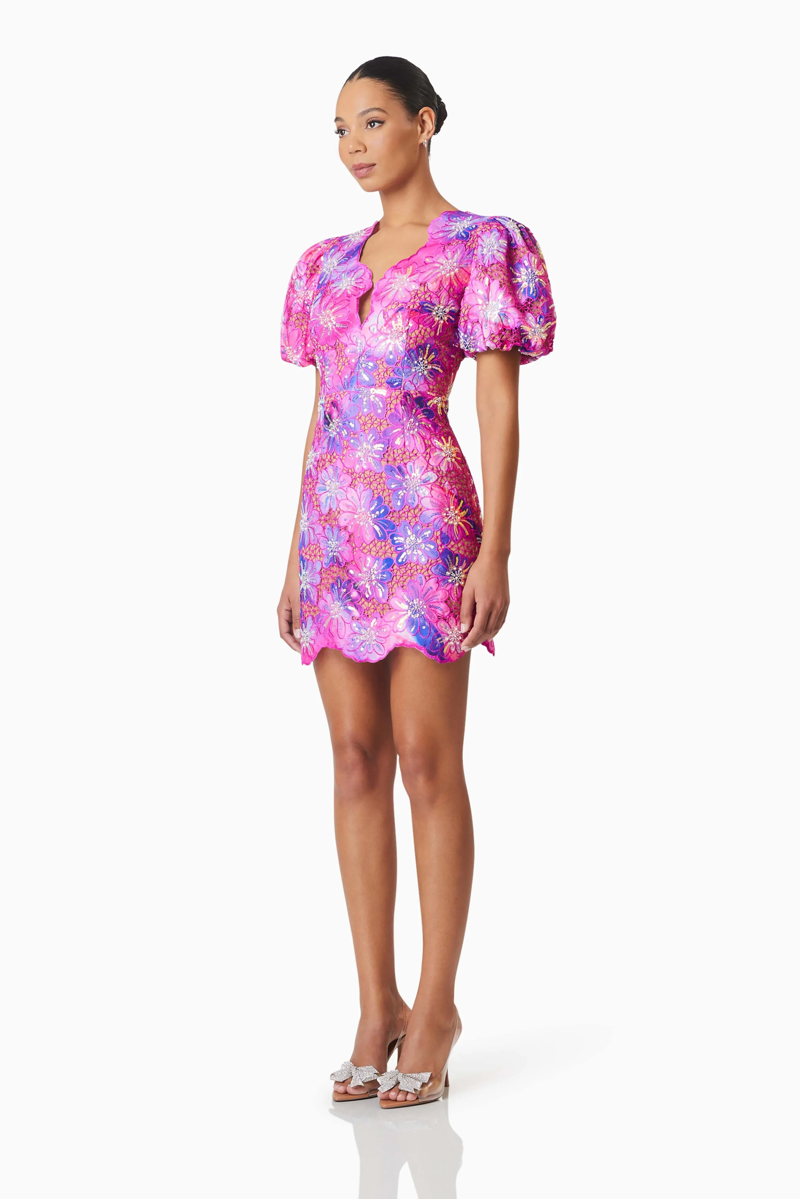 Abrielle Puff Sleeve Mini Dress sold by Elliatt product image thumbnail 2