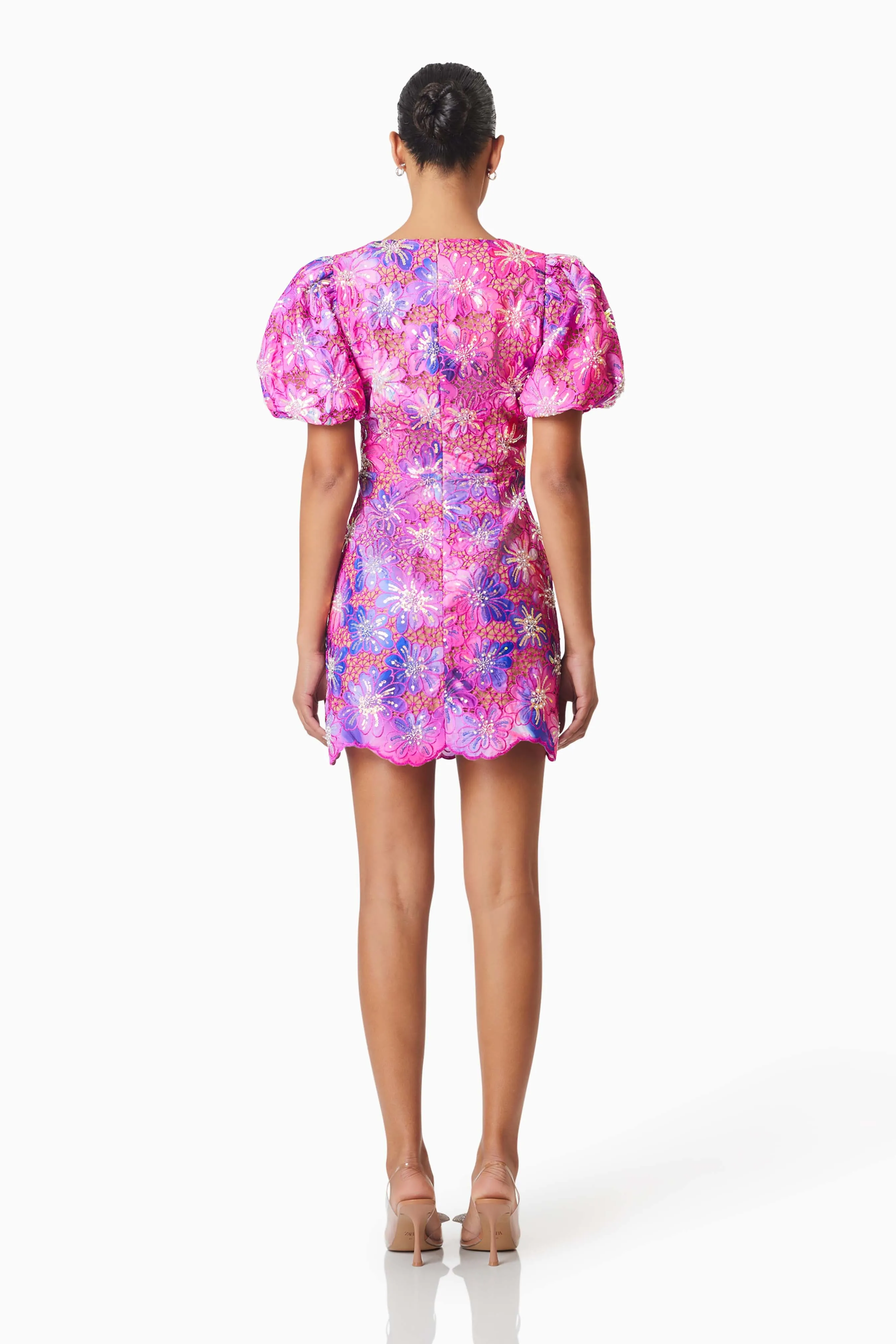 Abrielle Puff Sleeve Mini Dress sold by Elliatt product image thumbnail 4