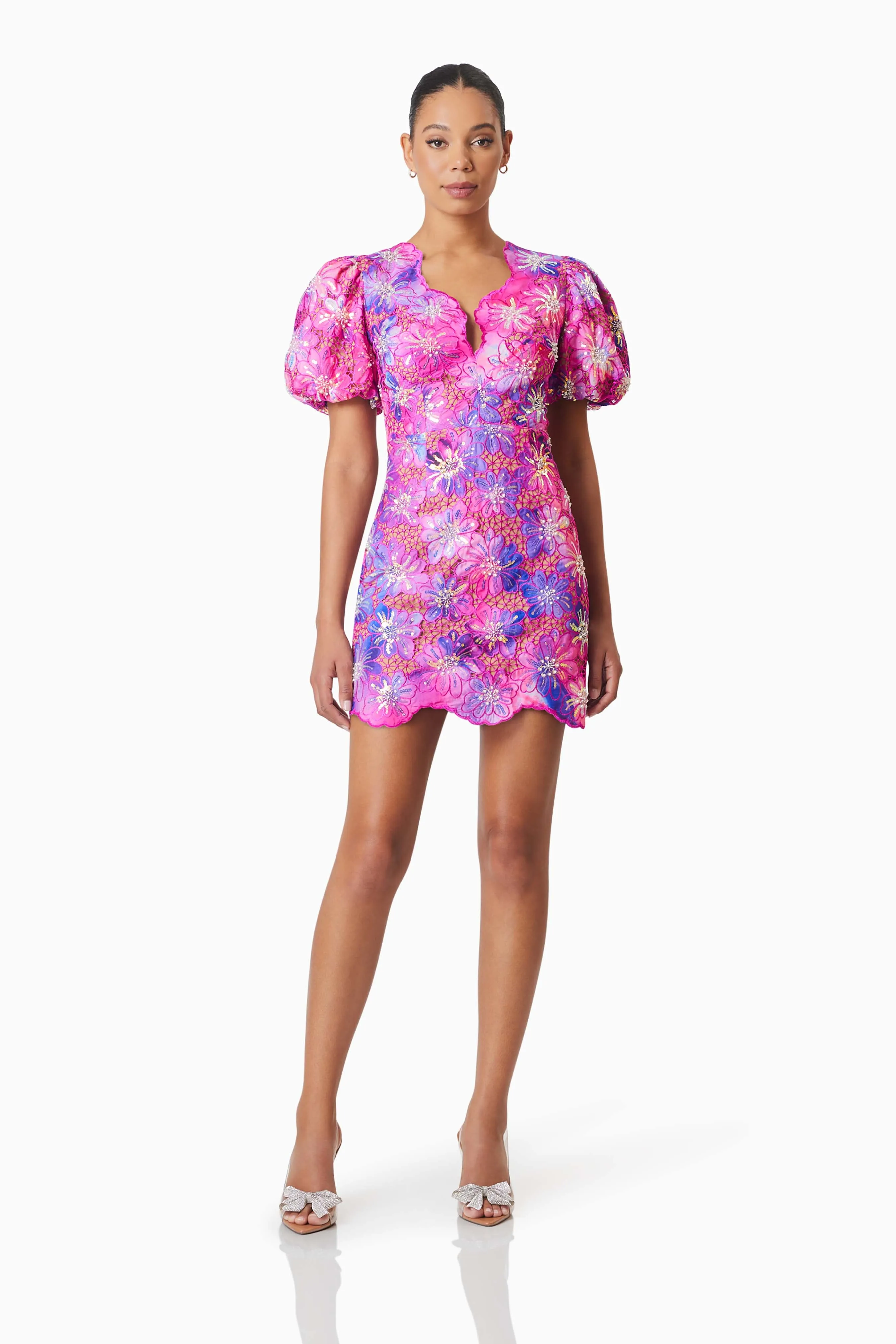 Abrielle Puff Sleeve Mini Dress sold by Elliatt product image thumbnail 3