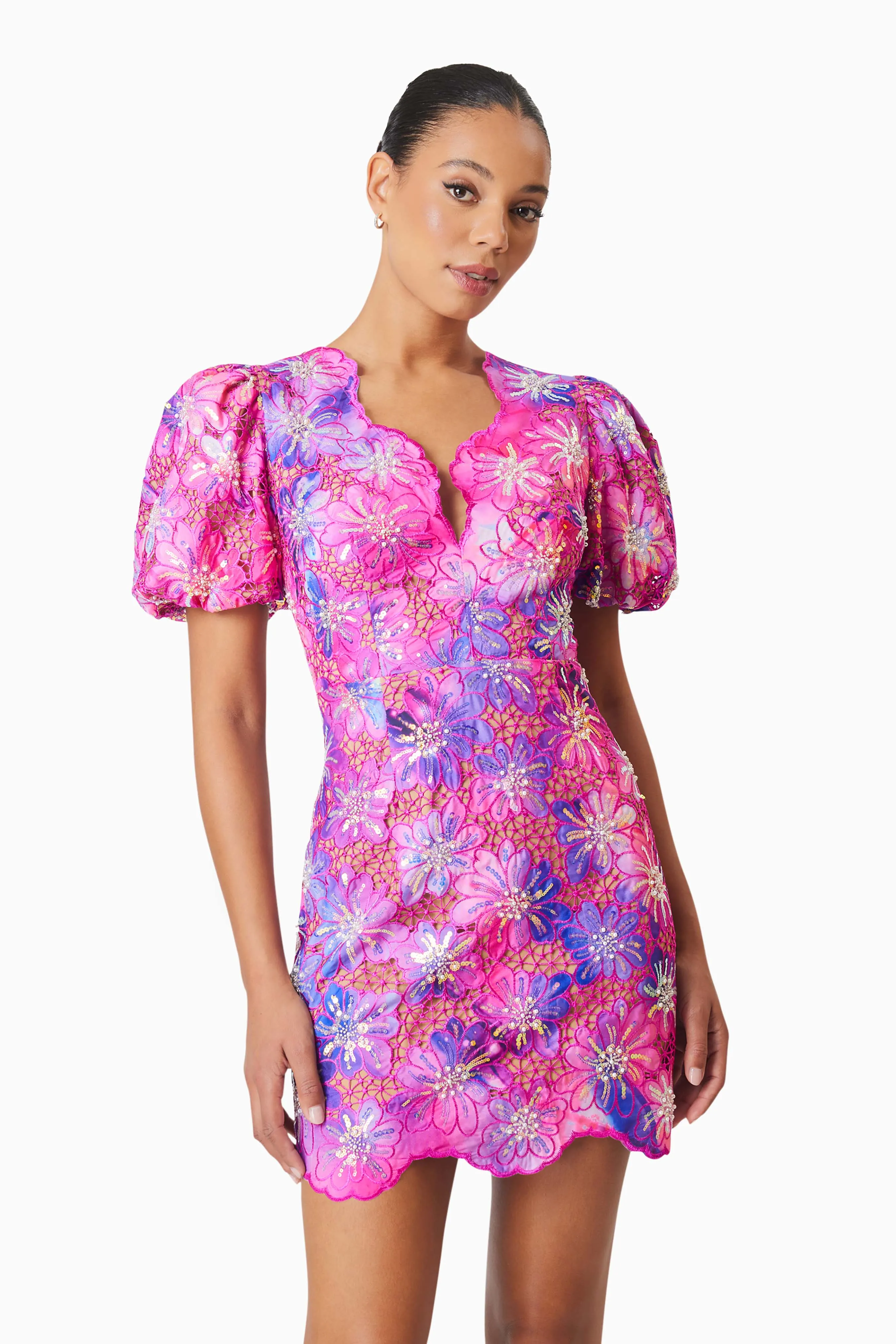 Abrielle Puff Sleeve Mini Dress sold by Elliatt product image thumbnail 5