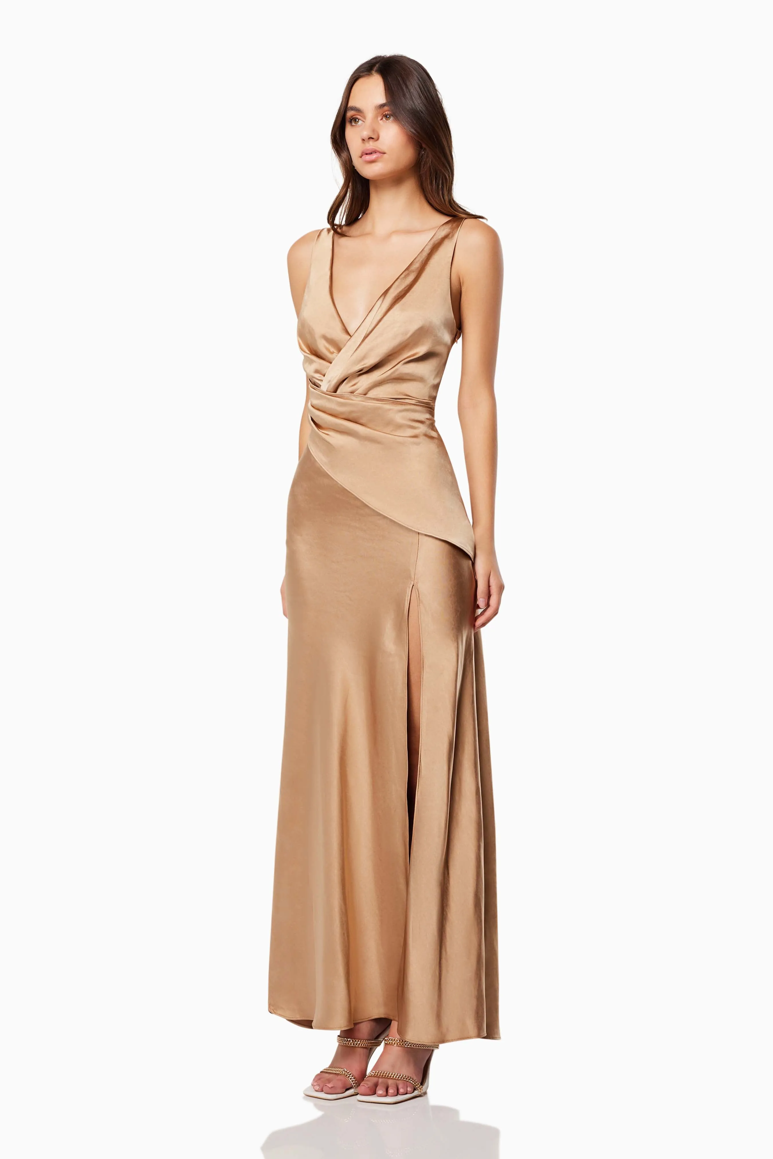 Junia Dress in Gold sold by Elliatt product image thumbnail 2