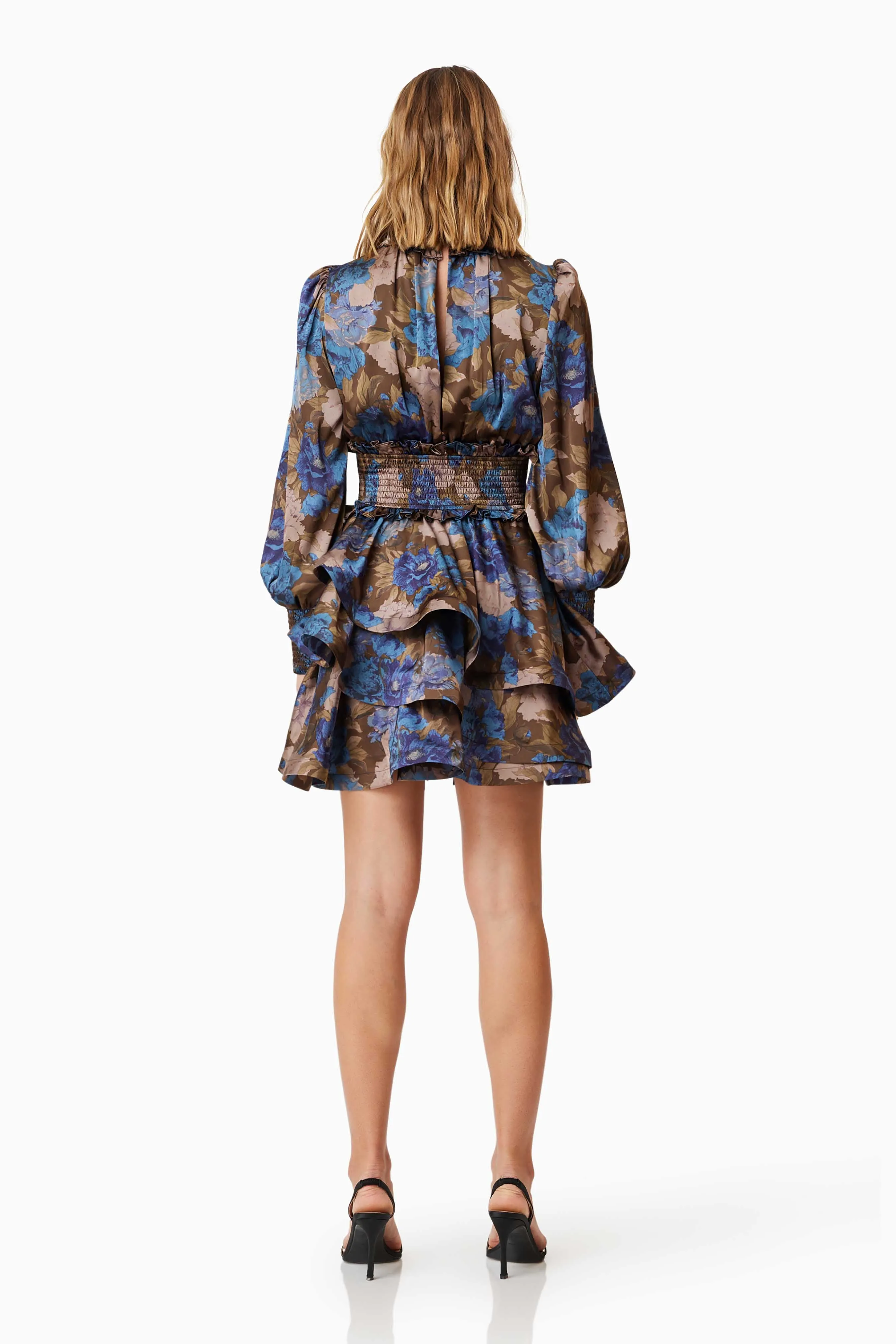 Erin Long Sleeve Floral Day Dress sold by Elliatt product image thumbnail 4