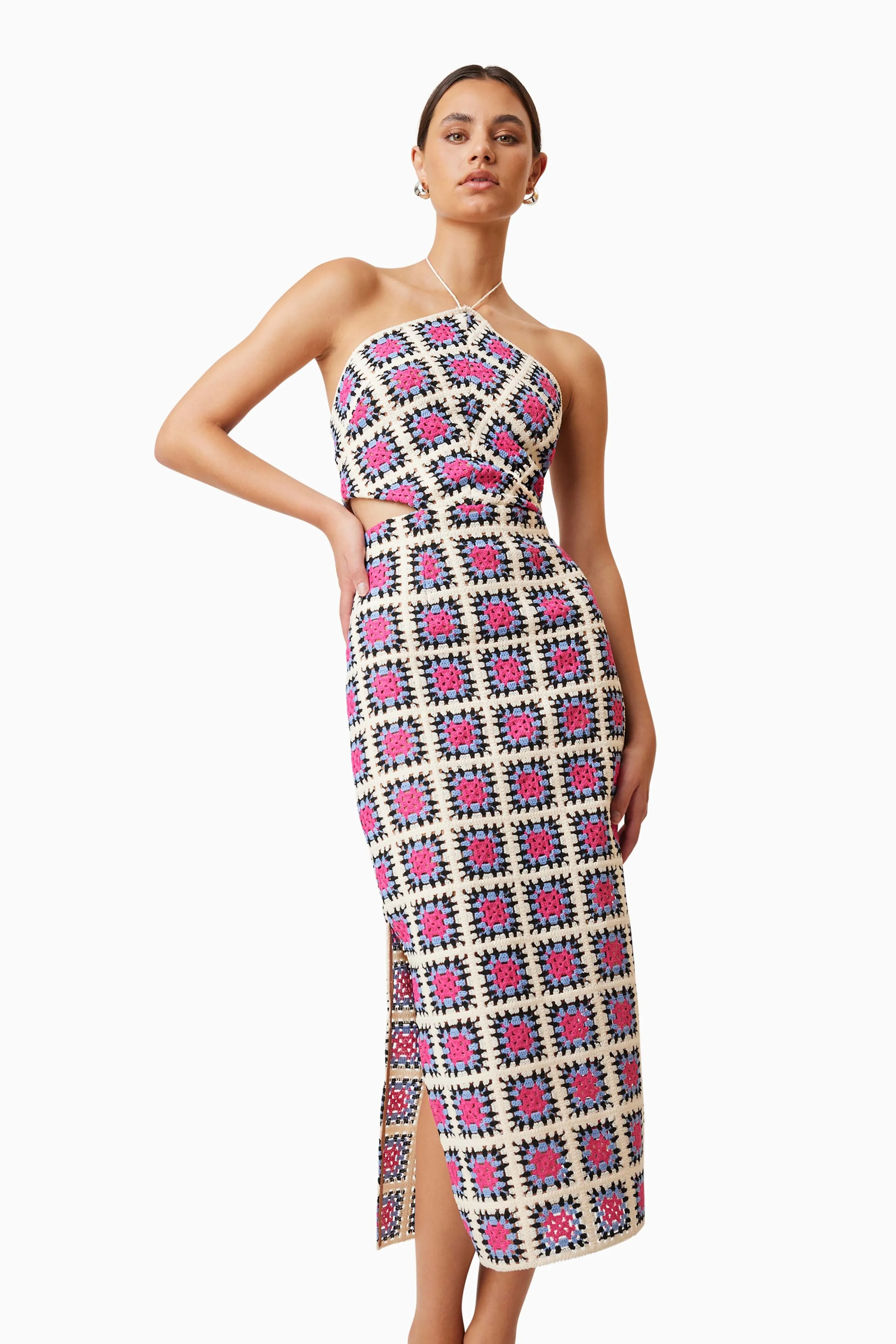 Luna Crochet Midi Dress sold by Elliatt product image thumbnail 5