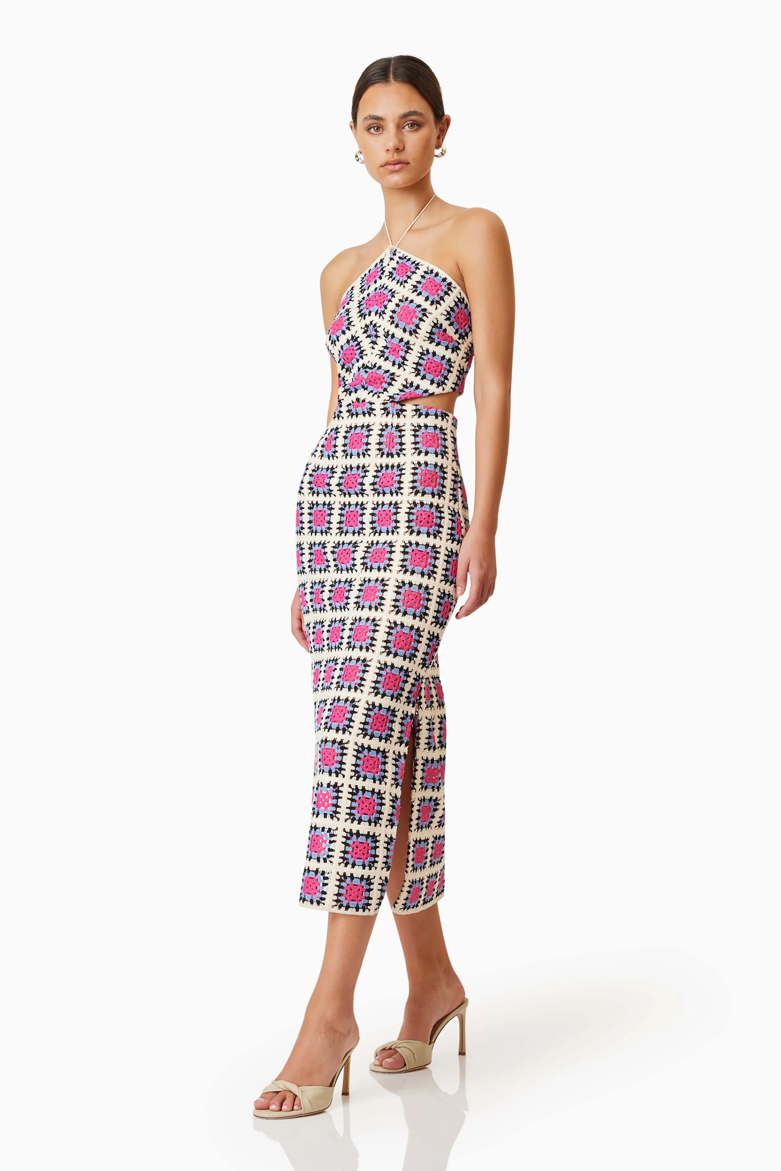 Luna Crochet Midi Dress sold by Elliatt product image thumbnail 3