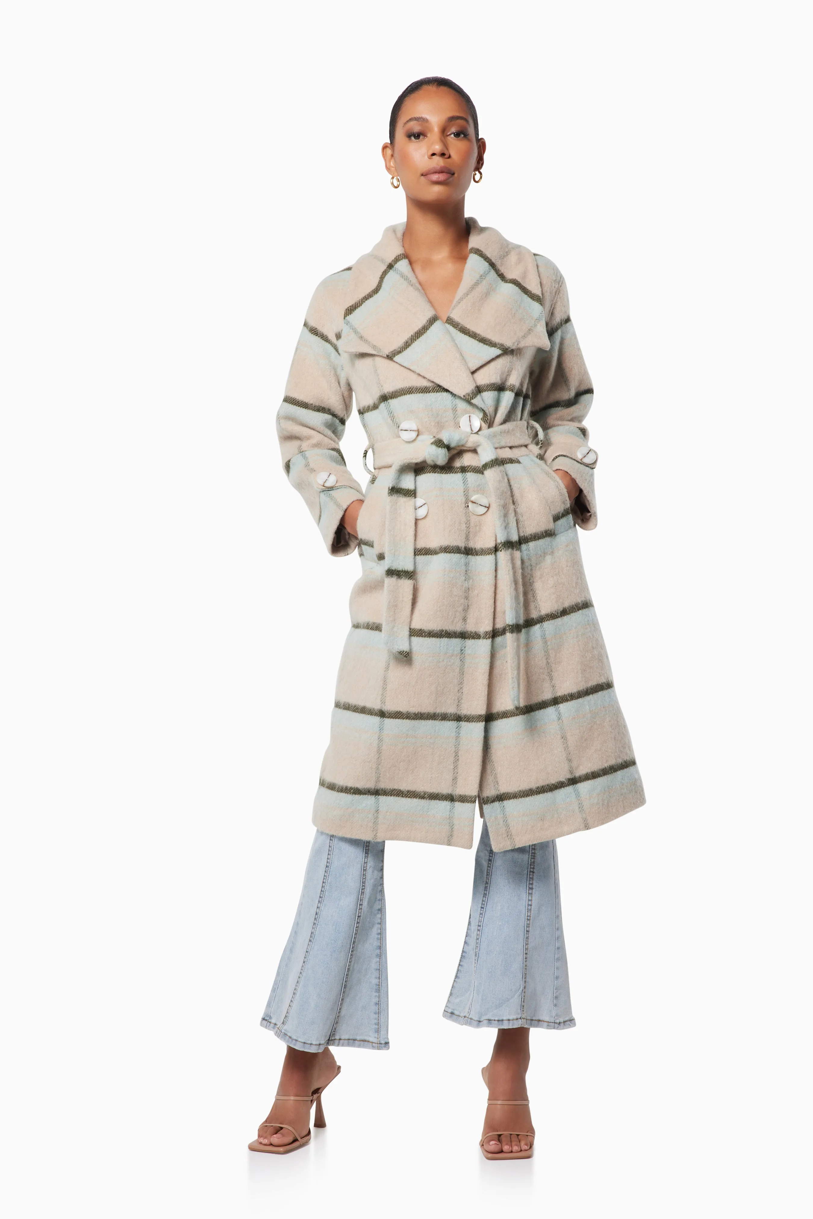 Powis Coat In Multi sold by Elliatt