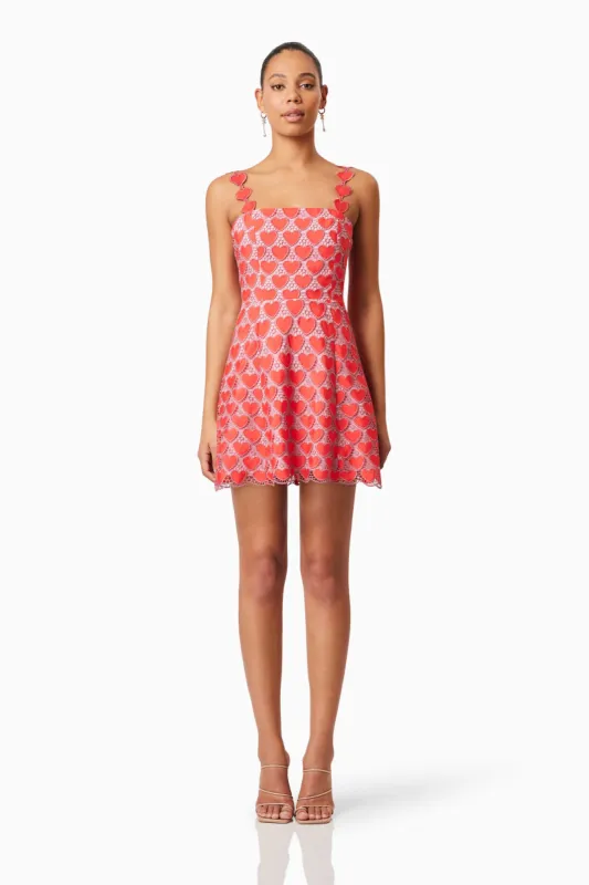 Heartthrob Mini Dress In Red sold by Elliatt