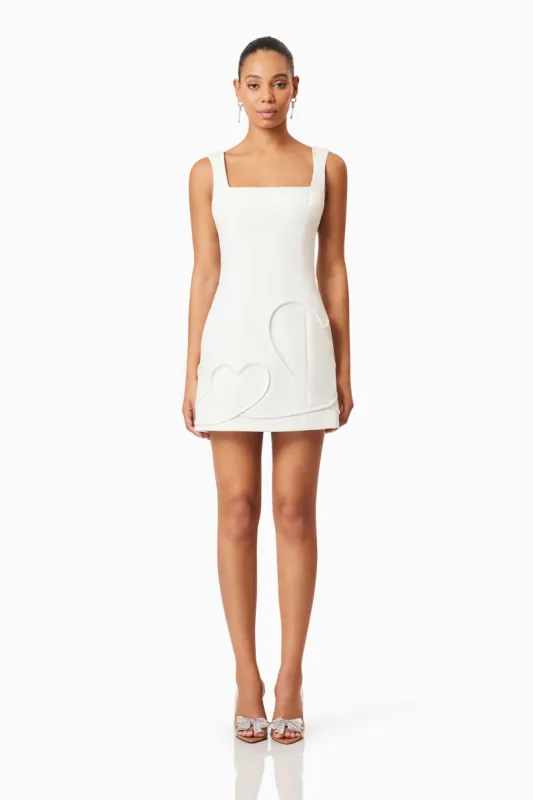 Buttercup Party Dress in White sold by Elliatt