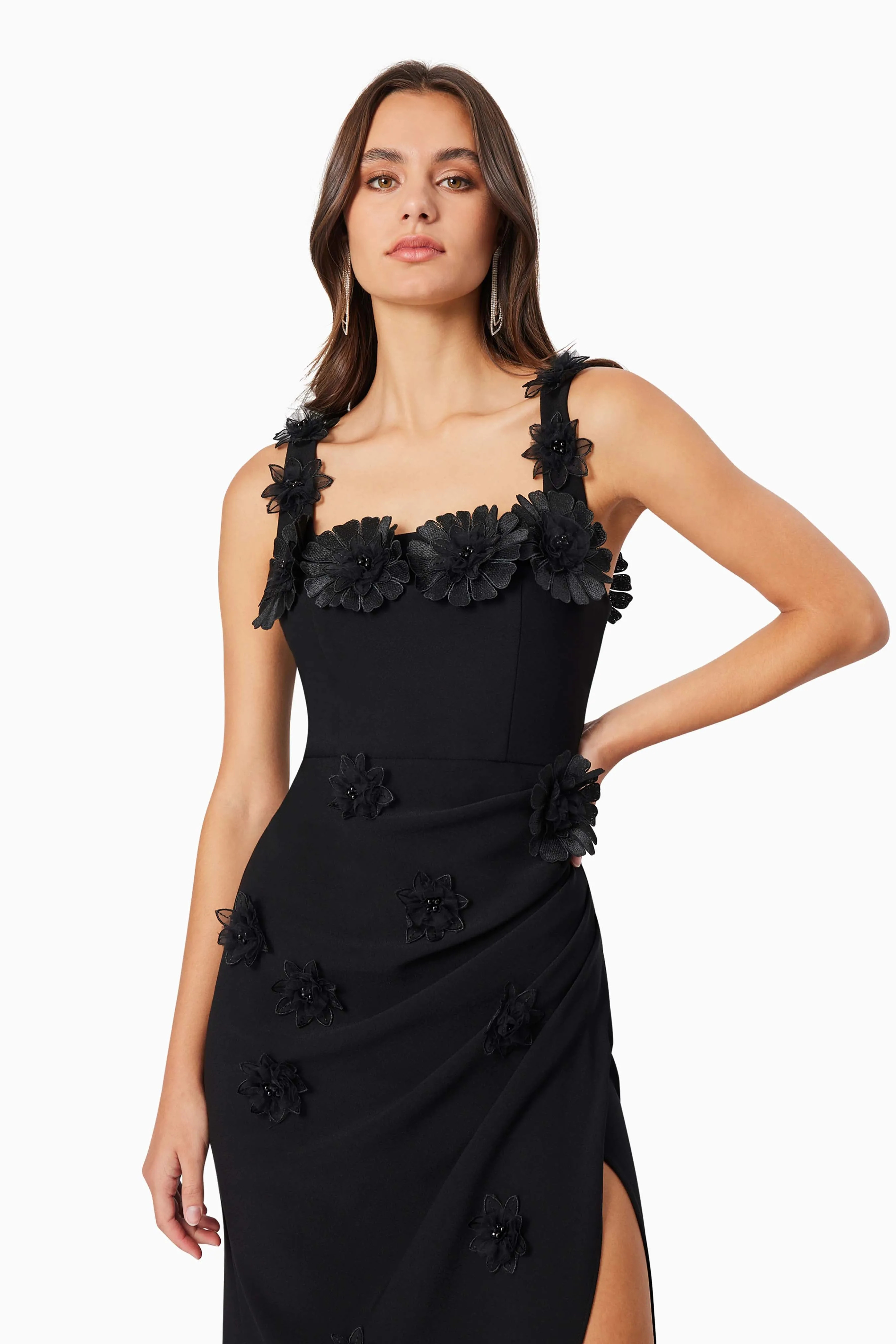 Charlotte Gown in Black sold by Elliatt product image thumbnail 5