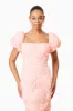 Rosella 3D Midi Dress in Pink sold by Elliatt