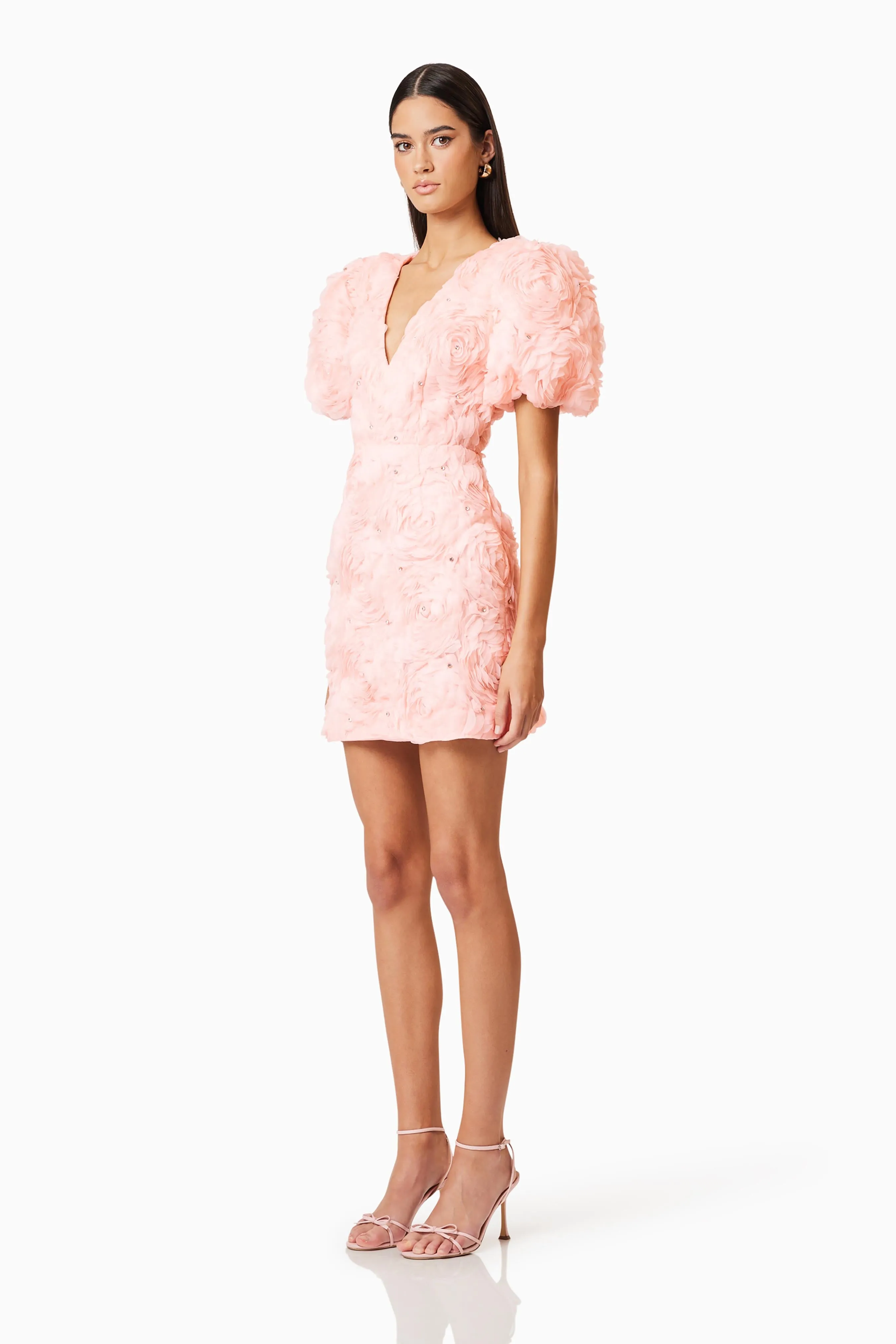 Rosella 3D Mini Dress In Pink sold by Elliatt product image thumbnail 2