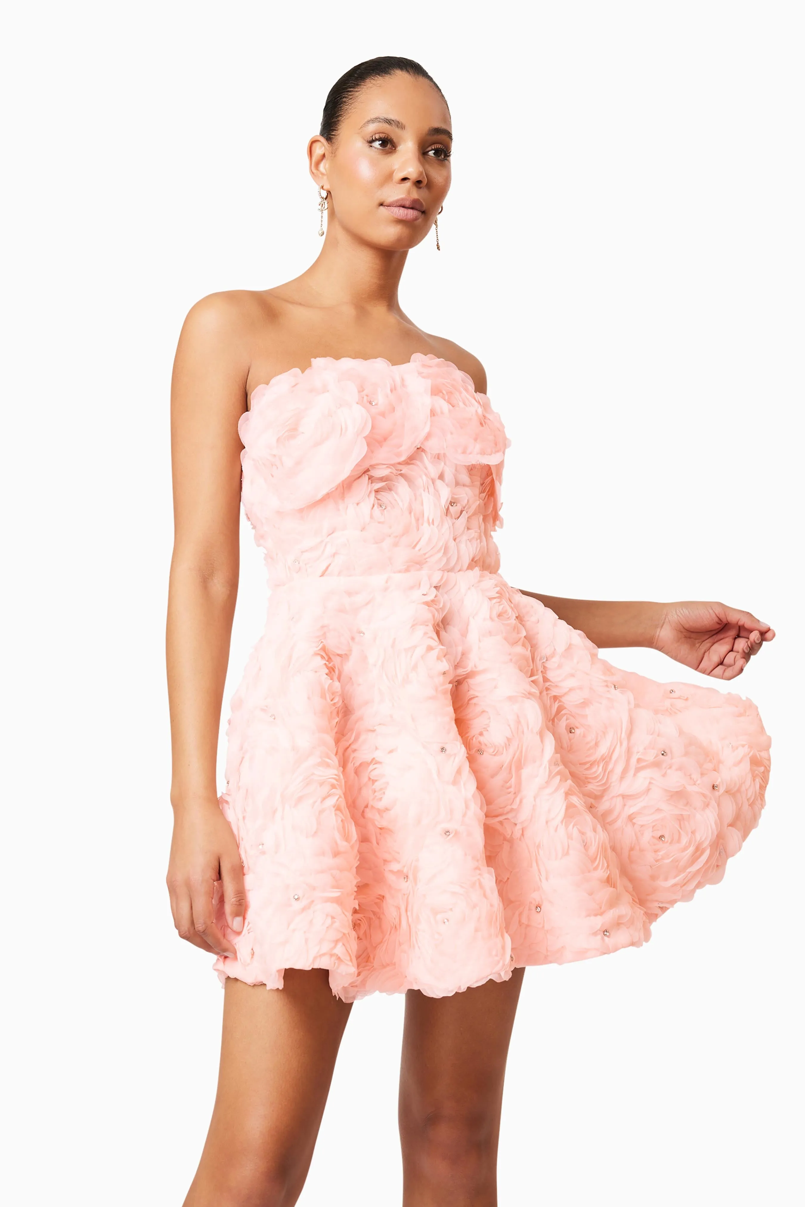 Rosella Strapless Mini Dress In Pink sold by Elliatt product image thumbnail 5