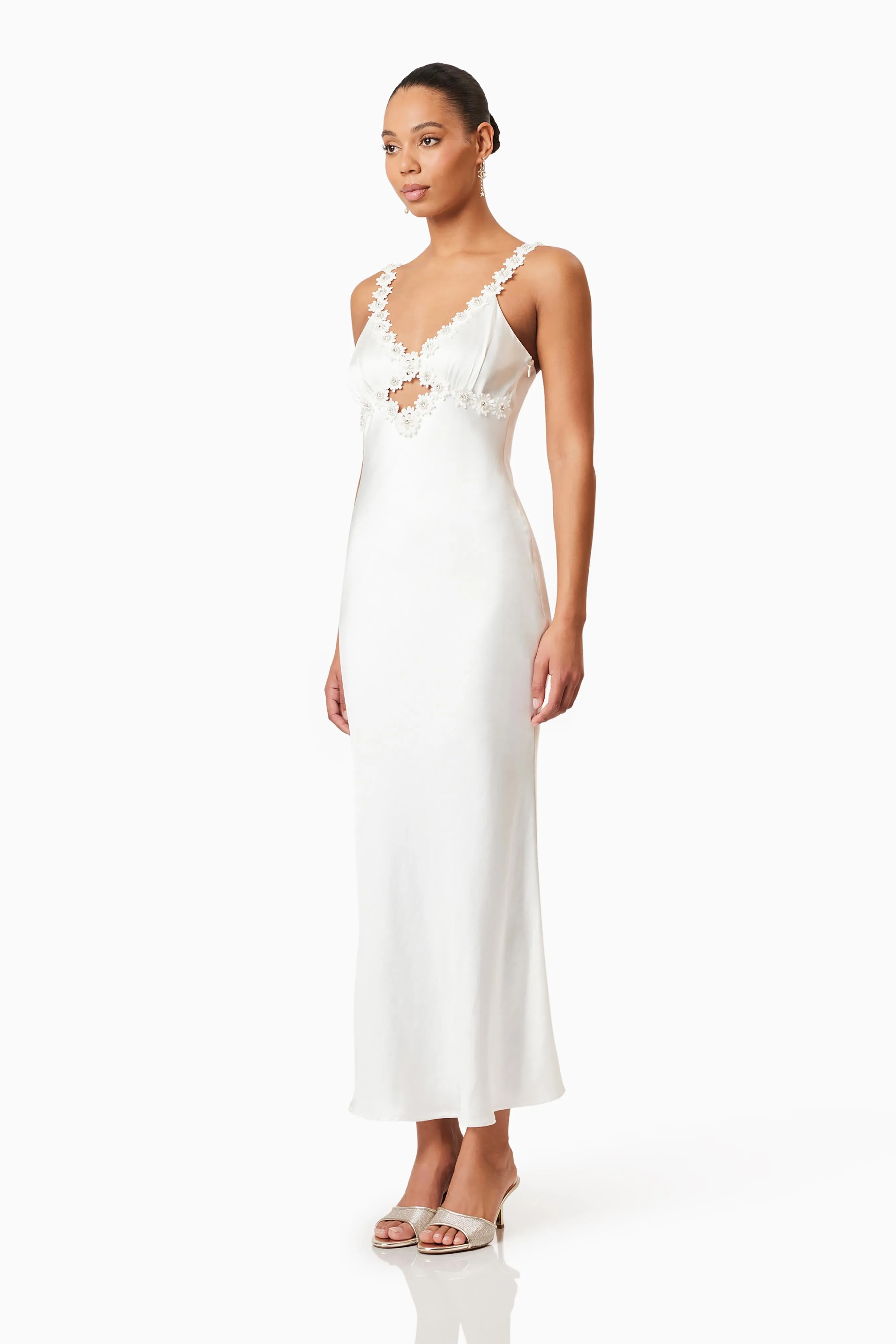 Clarissa Maxi In White sold by Elliatt product image thumbnail 2