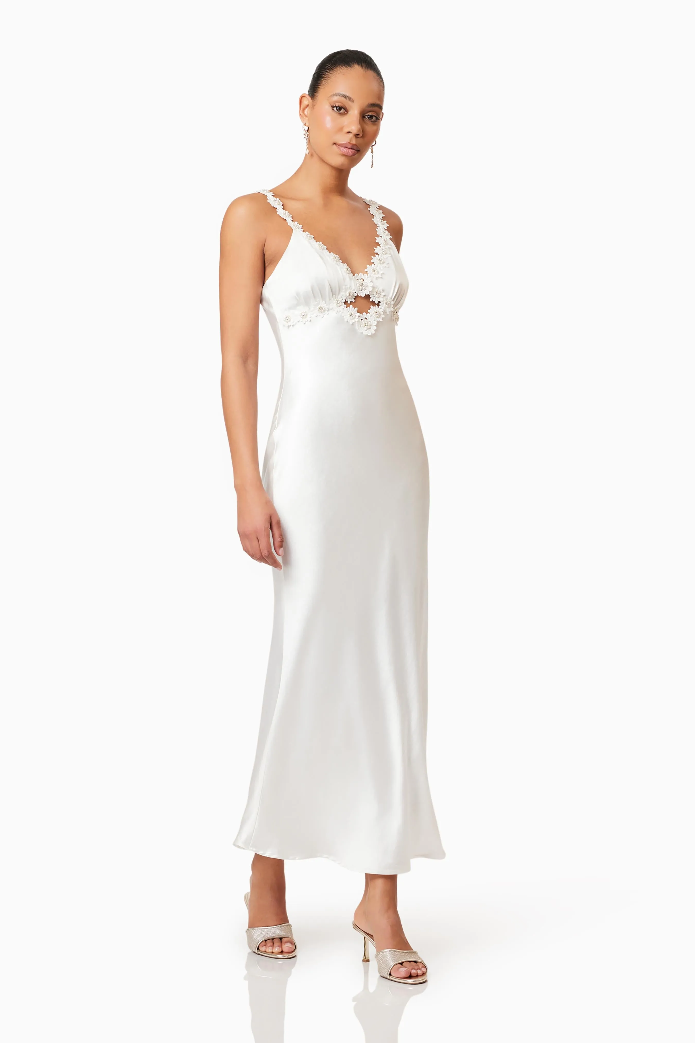 Clarissa Maxi In White sold by Elliatt product image thumbnail 3