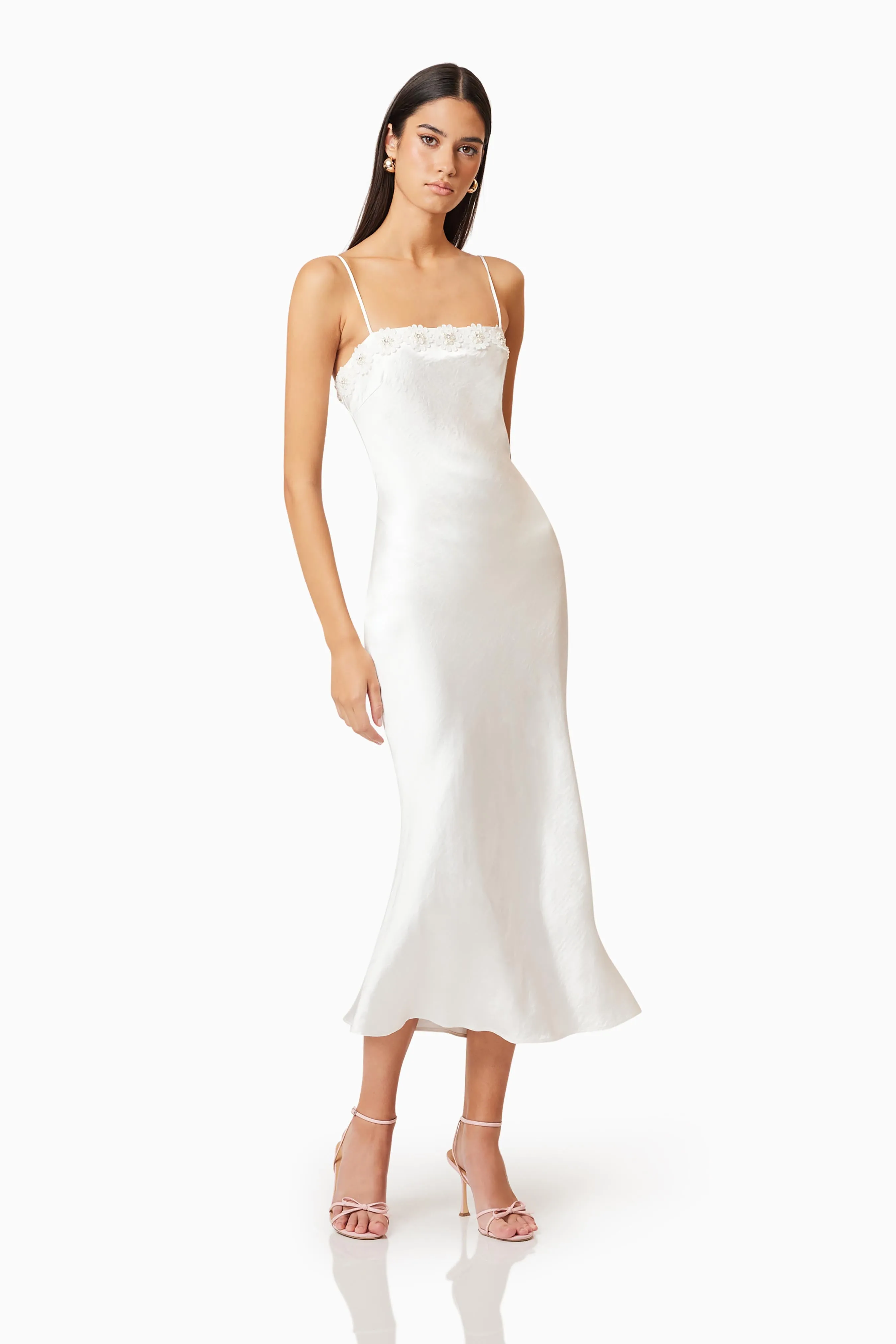 Clarissa Midi Dress In White sold by Elliatt product image thumbnail 3