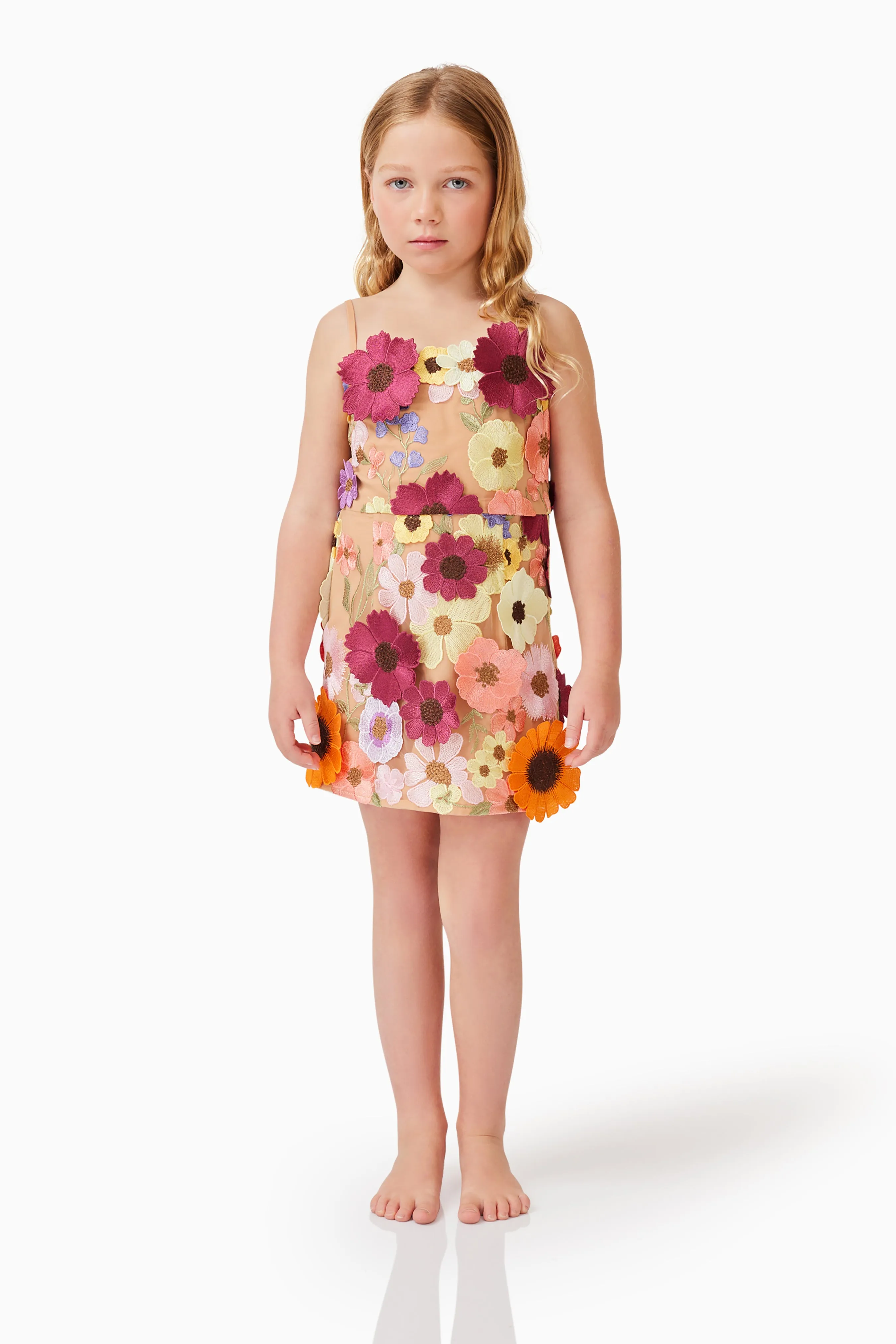 Rosalind Girls Mini Dress in Floral sold by Elliatt